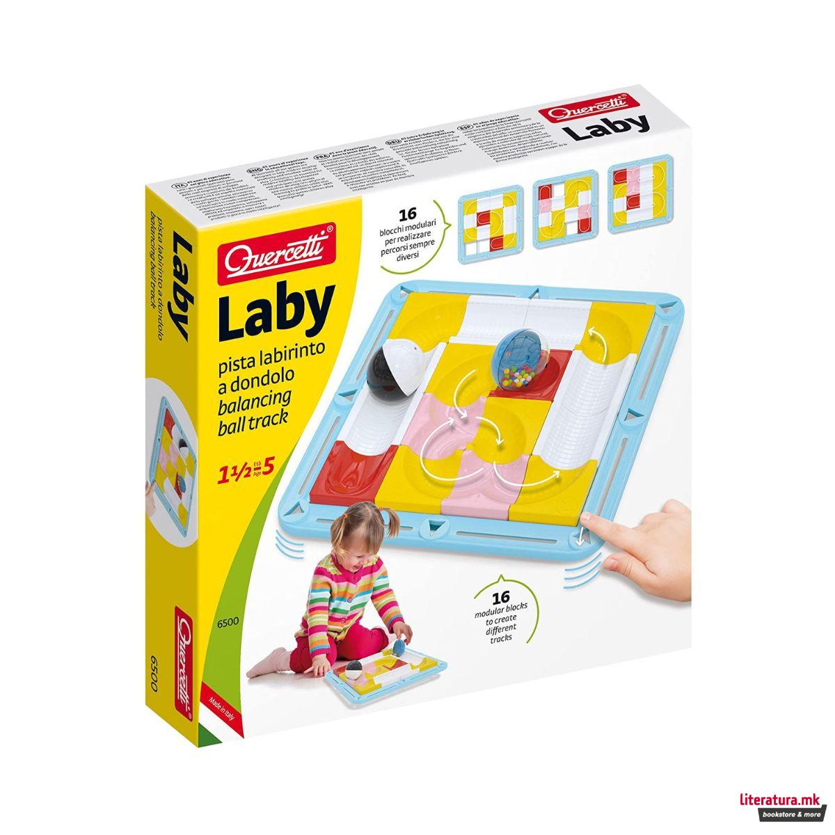 Патека за топчиња, Laby, 16 големи коцки