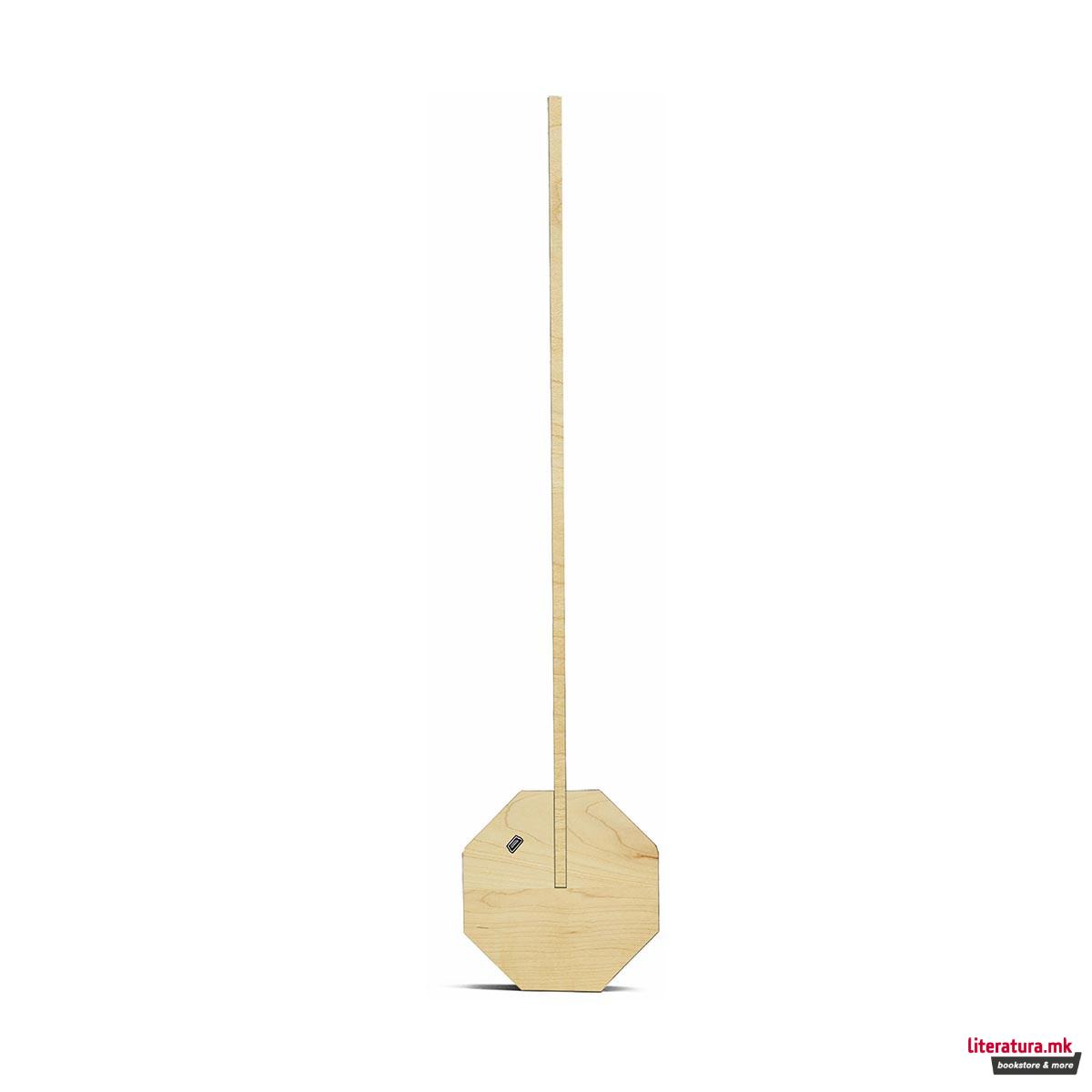Ламба за биро, Octagon One Portable Light, дрво - јавор