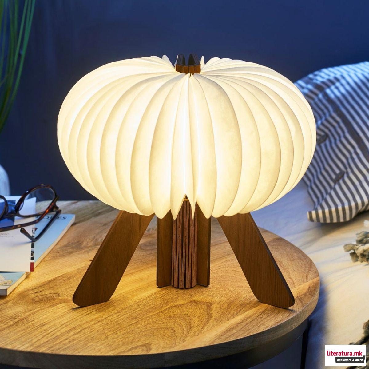 Паметна ламба - R, The R Space Lamp, дрво - орев
