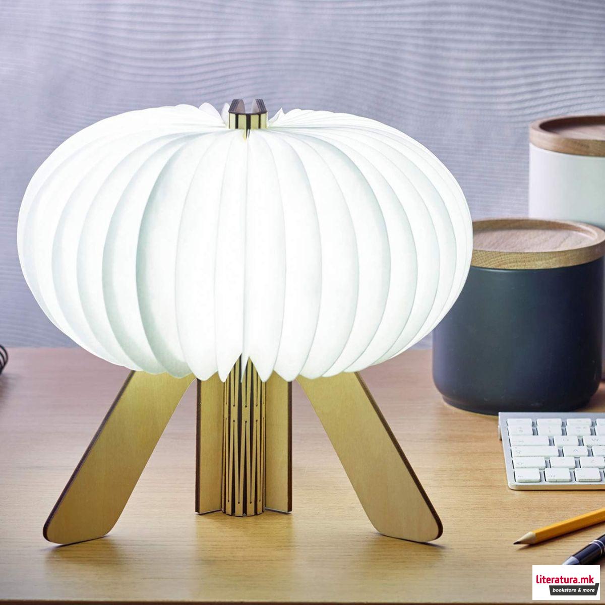Паметна ламба - R, The R Space Lamp, дрво - јавор