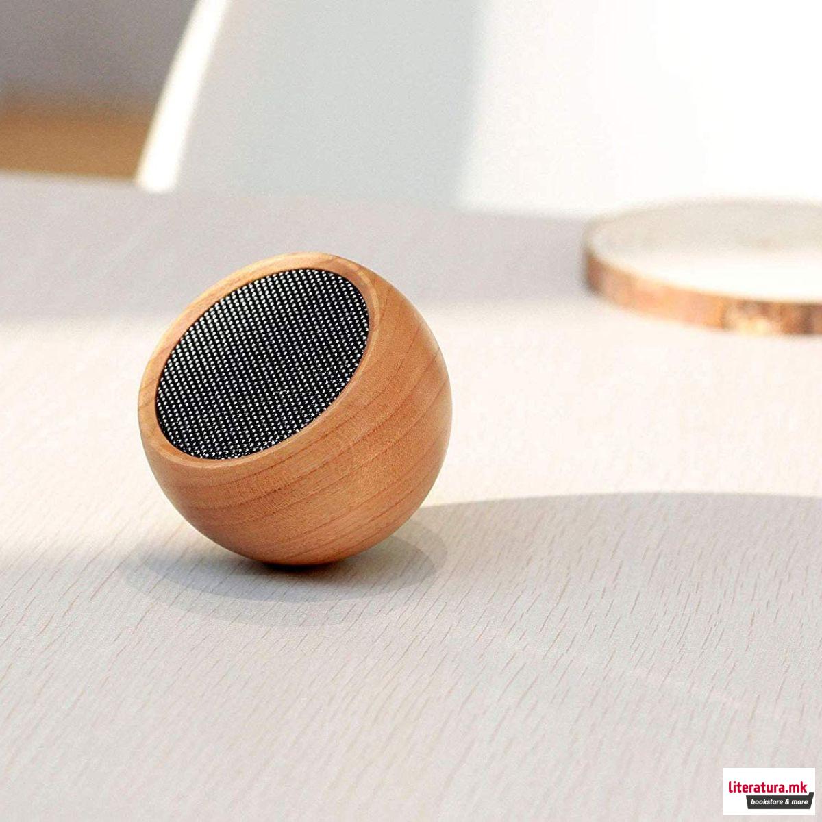 Селфи звучник, Tumbler Selfie Bluetooth Speaker, дрво - цреша 