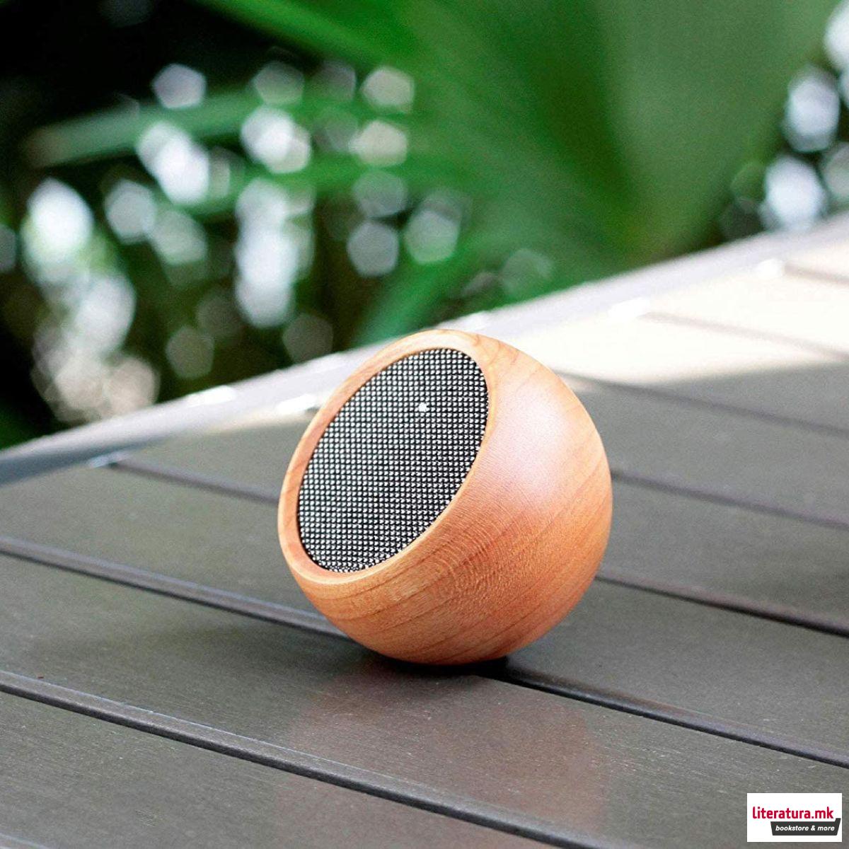 Селфи звучник, Tumbler Selfie Bluetooth Speaker, дрво - цреша 