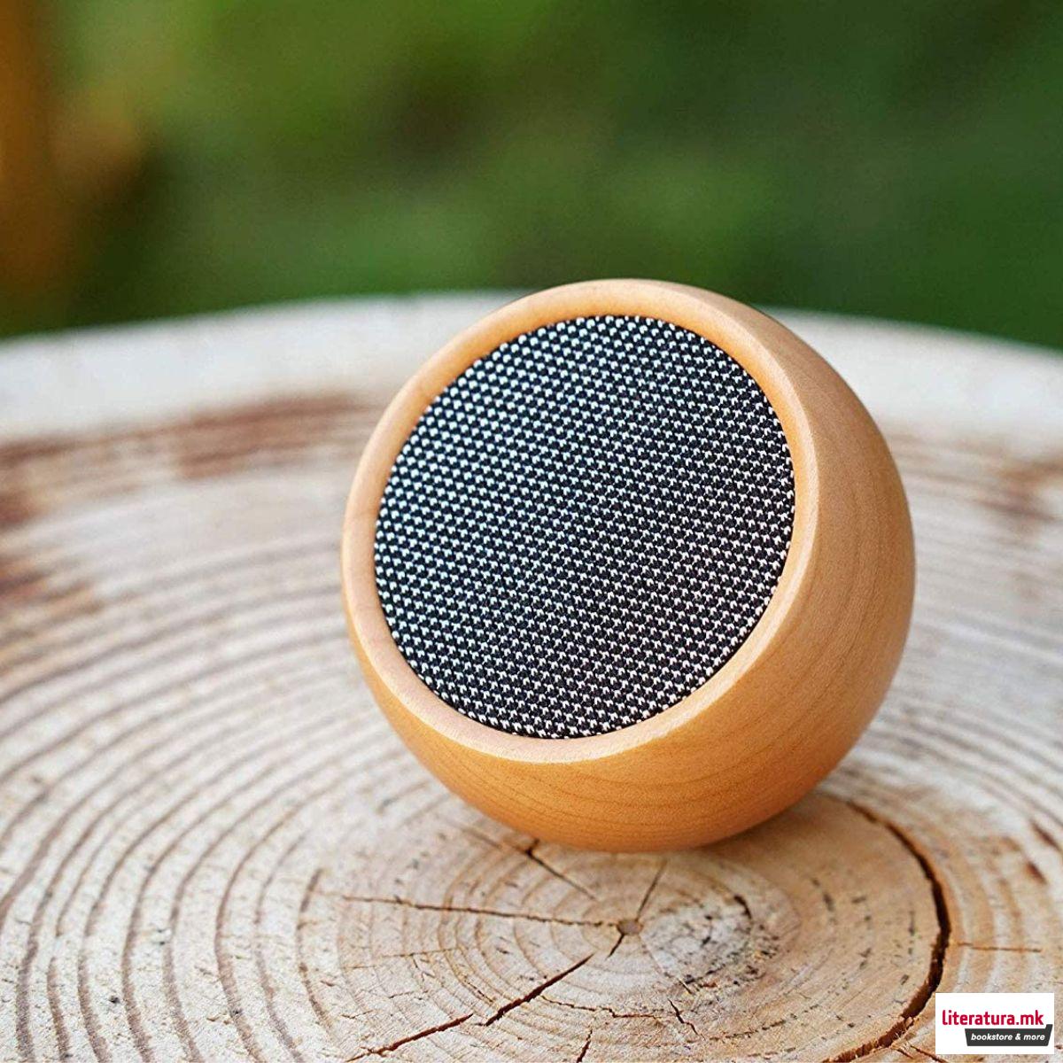 Селфи звучник, Tumbler Selfie Bluetooth Speaker, дрво - цреша 