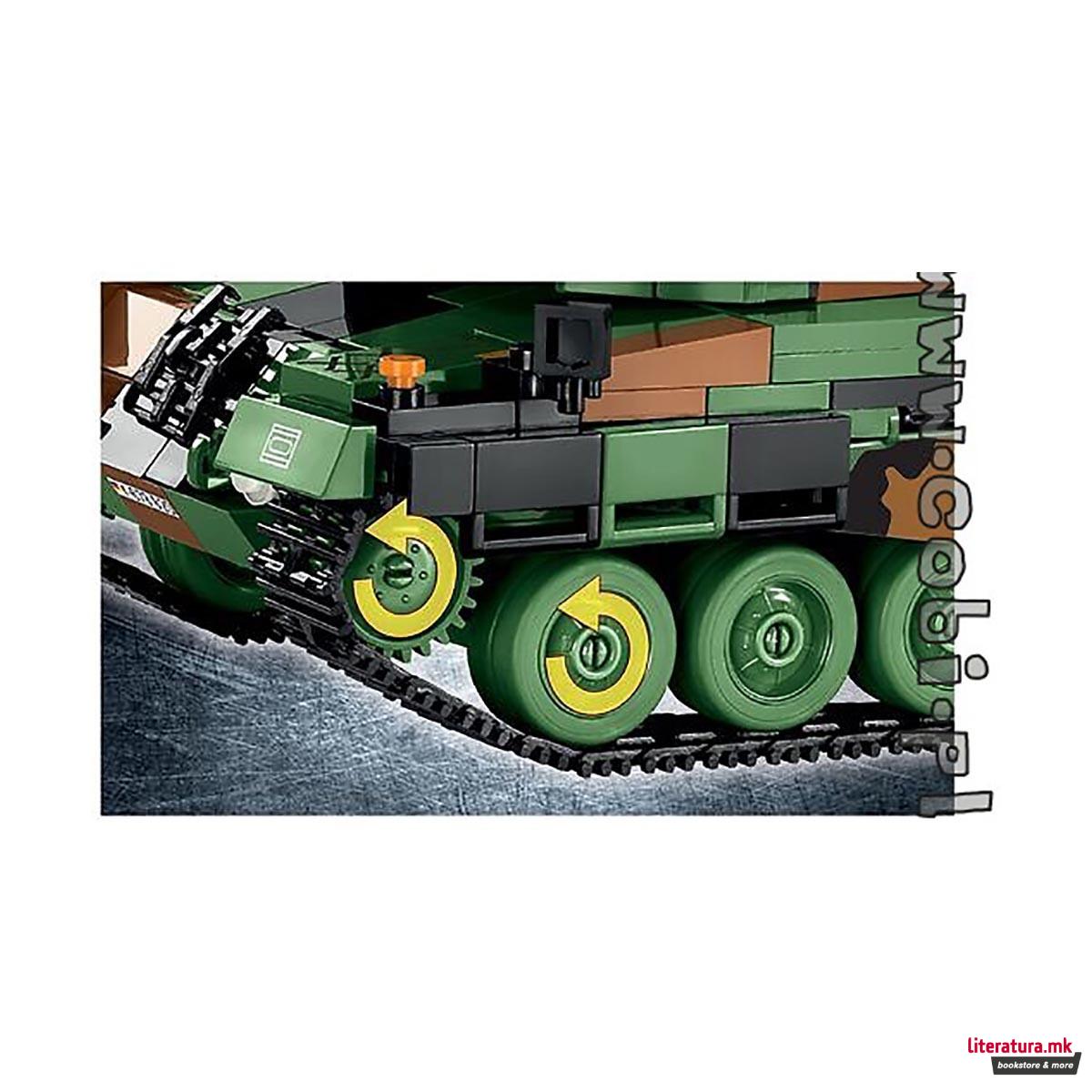 Коцки за градба, Armed Forces, Leopard 2 A4, 864 парчиња
