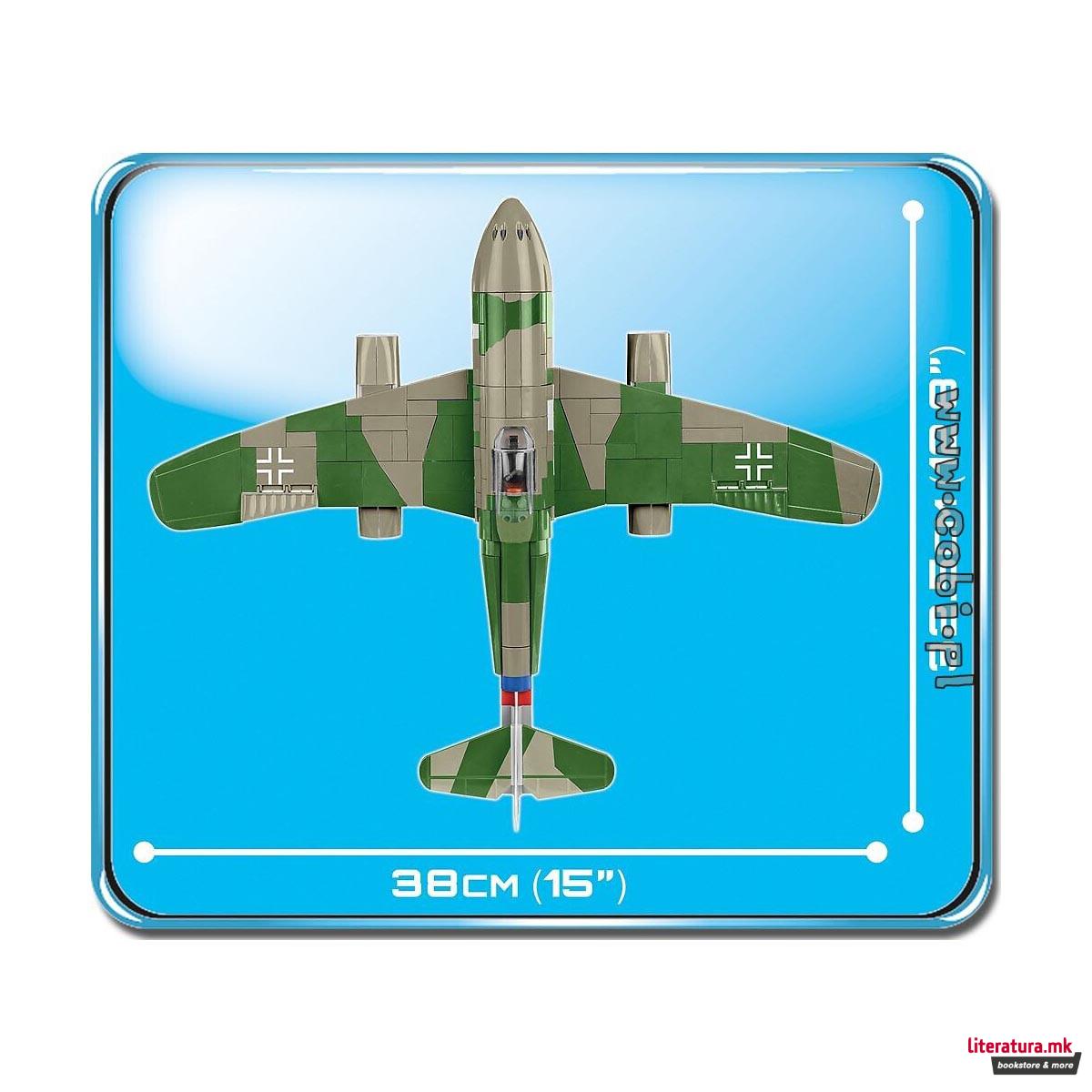 Коцки за градба, WW2 Historical Collection, Messerschmitt me 262A-1A, 390 парчиња