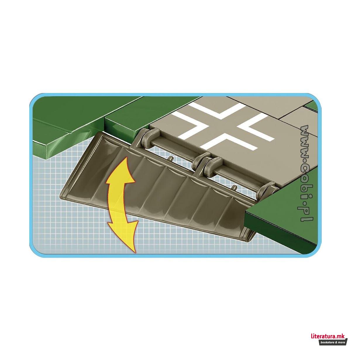 Коцки за градба, WW2 Historical Collection, Messerschmitt me 262A-1A, 390 парчиња 