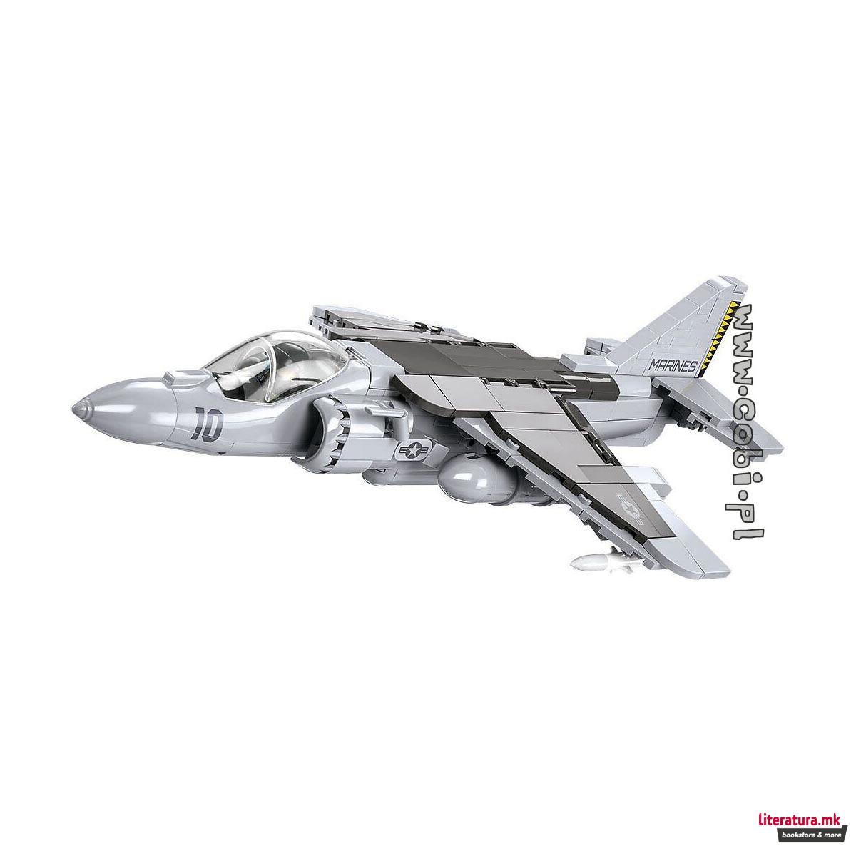 Коцки за градба, Armed Forces, AV-8B Harrier II Plus, 410 парчиња
