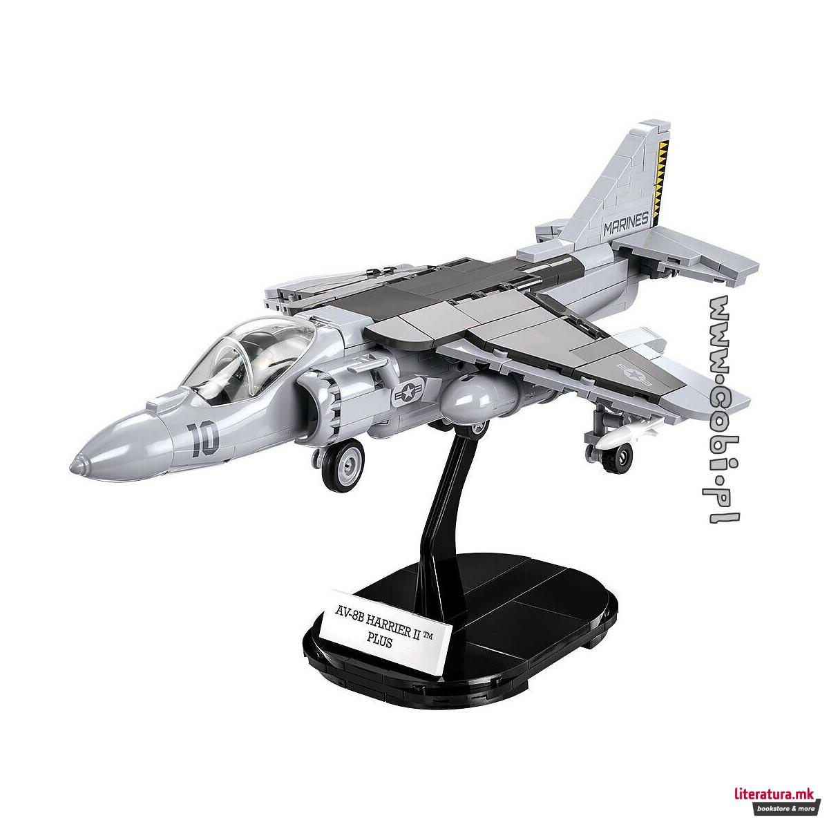 Коцки за градба, Armed Forces, AV-8B Harrier II Plus, 410 парчиња