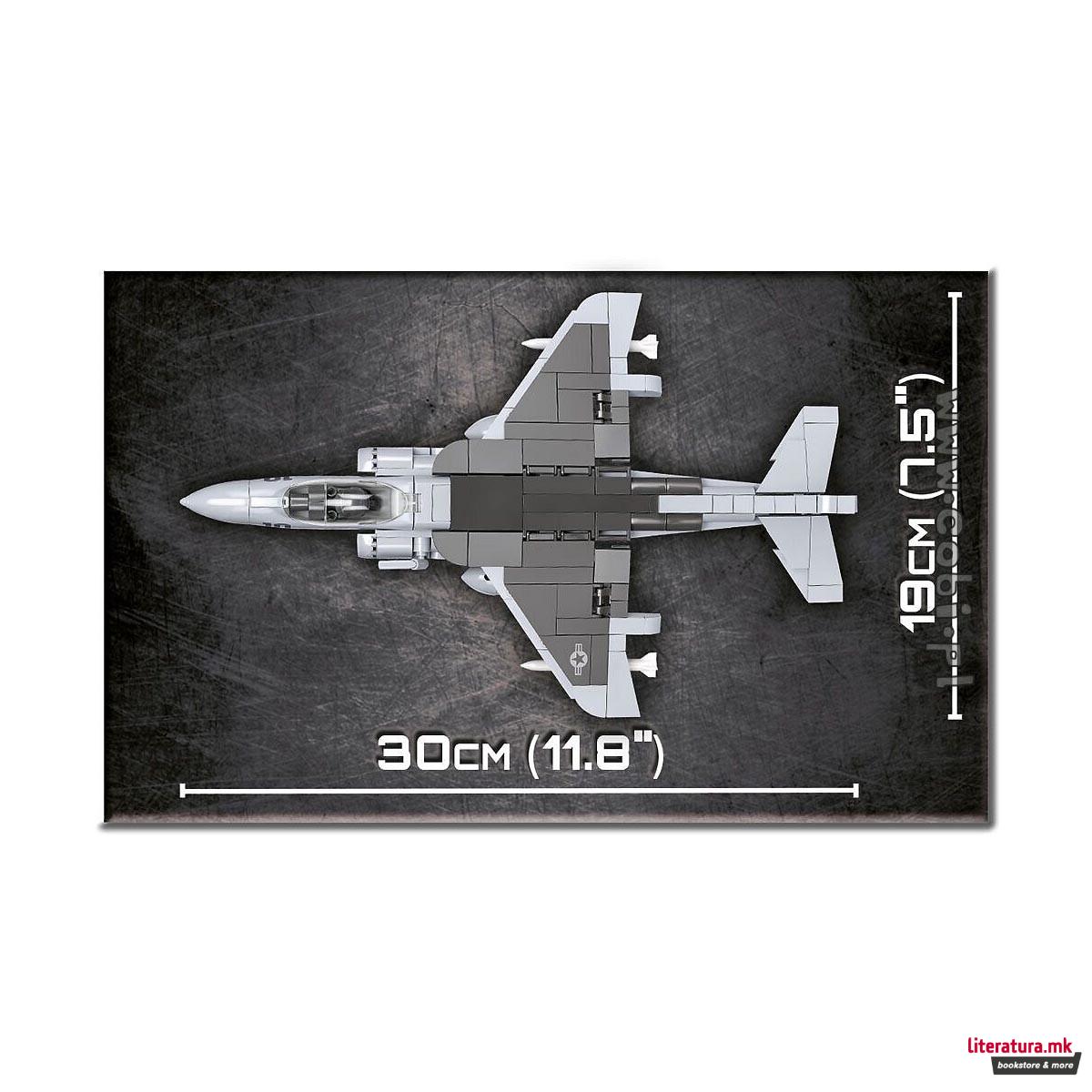 Коцки за градба, Armed Forces, AV-8B Harrier II Plus, 410 парчиња
