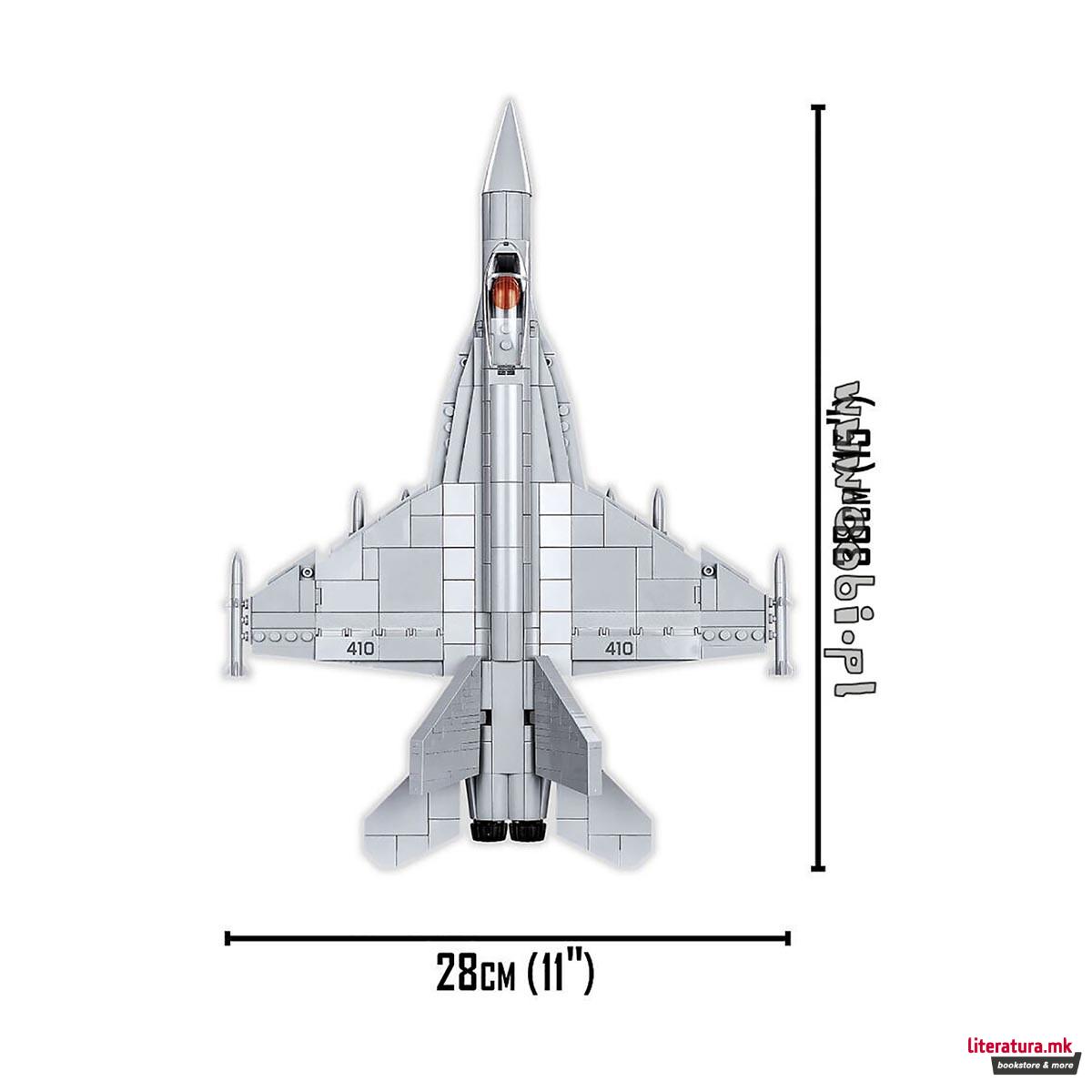 Коцки за градба, Top Gun Maverick, F/A-18E Super Hornet, 555 парчиња 