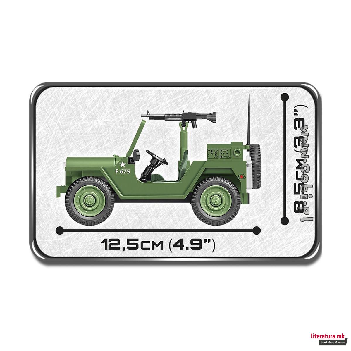 Коцки за градба, Vietnam War Historical Collection, M151 A1 Mutt, 91 парчиња