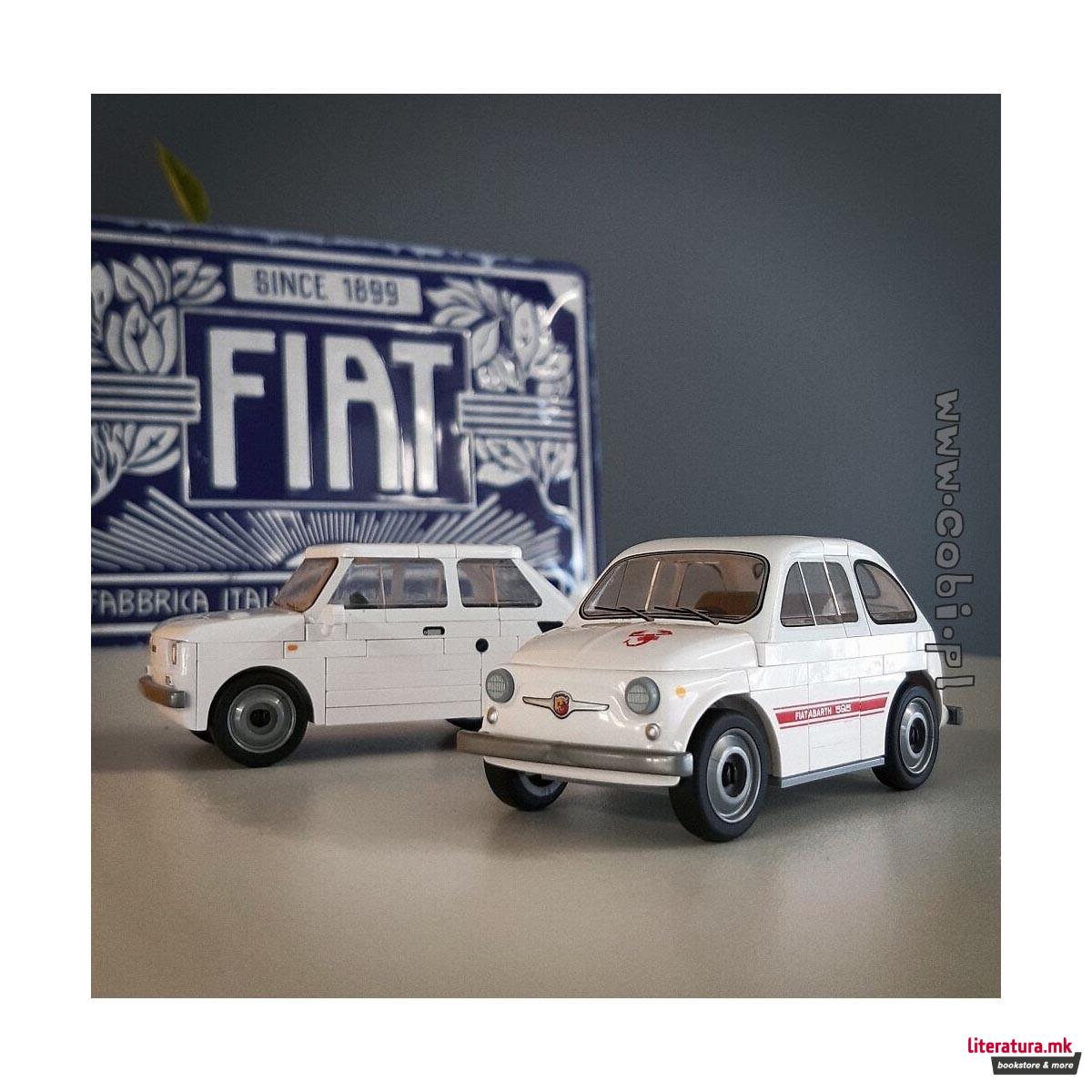 Коцки за градба, Youngtimer Collection, Fiat Abarth 595, 70 парчиња 