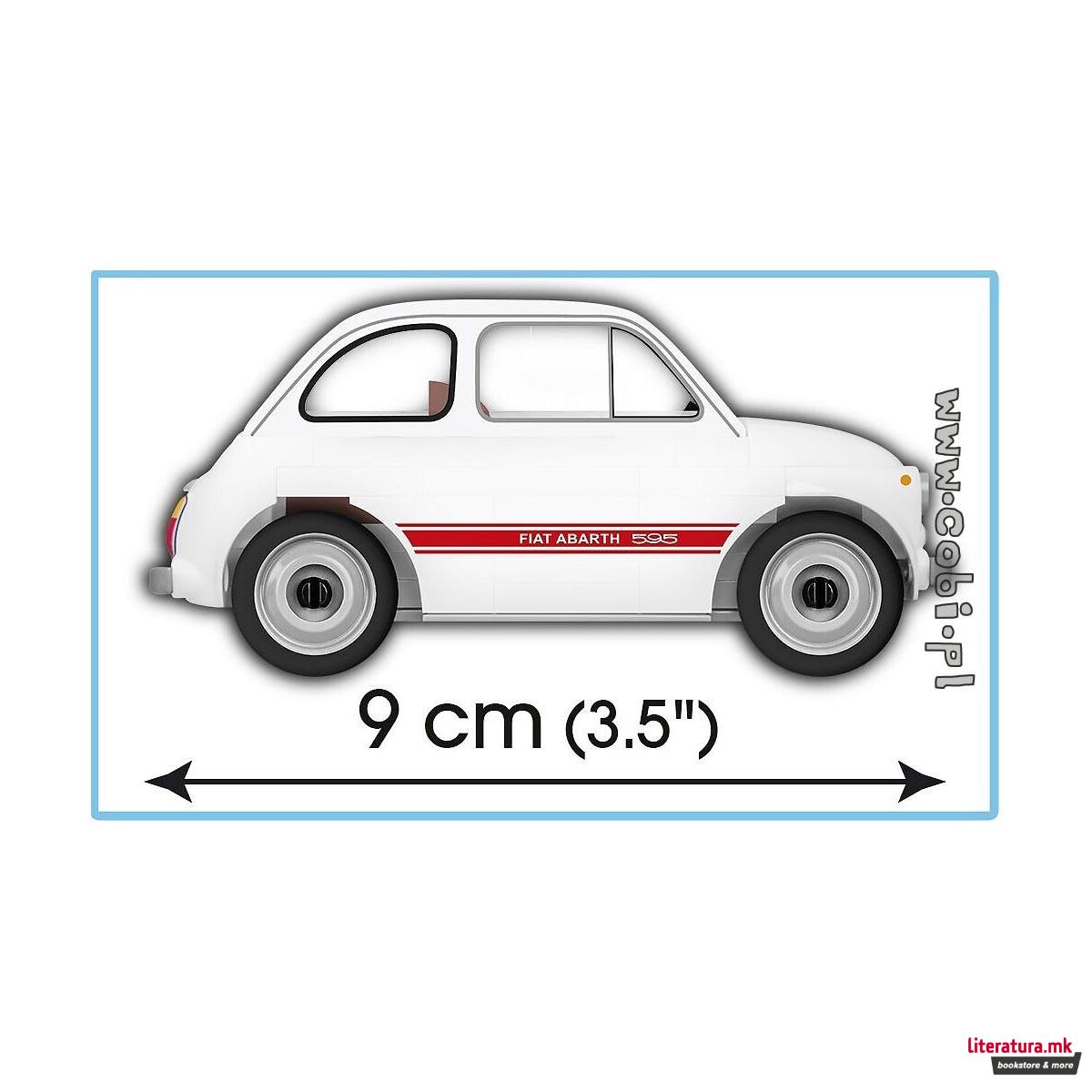 Коцки за градба, Youngtimer Collection, Fiat Abarth 595, 70 парчиња 