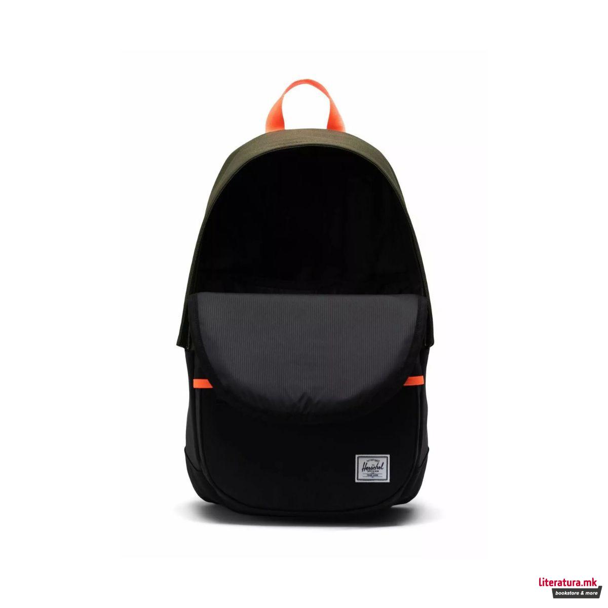 Ранец, Heritage Pro, Ivy Green/Black/Shocking Orange