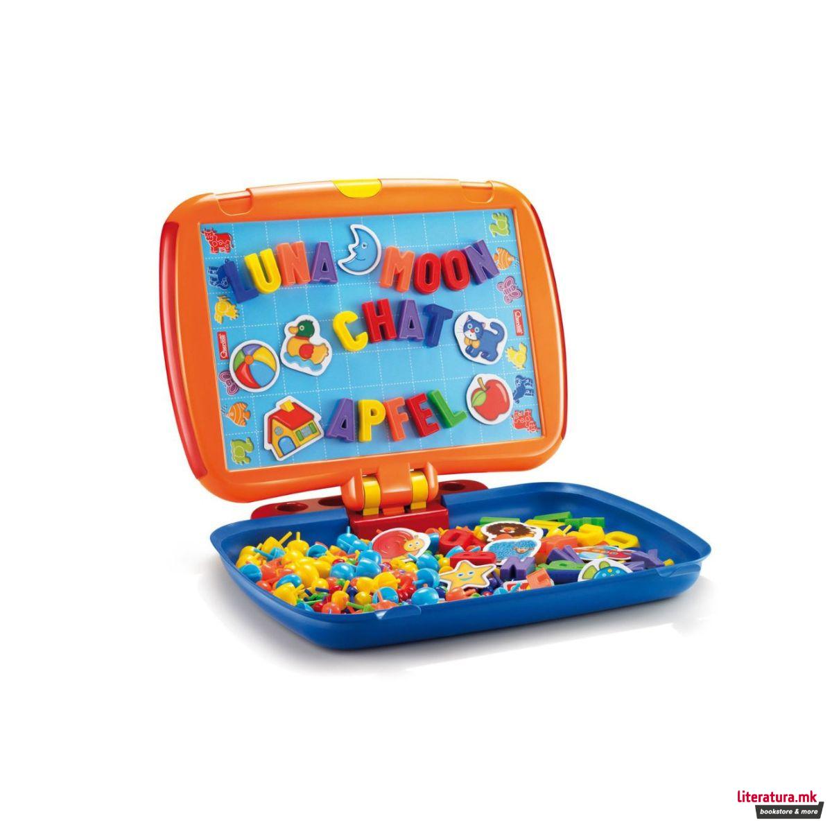 Табла со пинови и магнети, Combi 2-in-1 - Fantacolor + Magnetino
