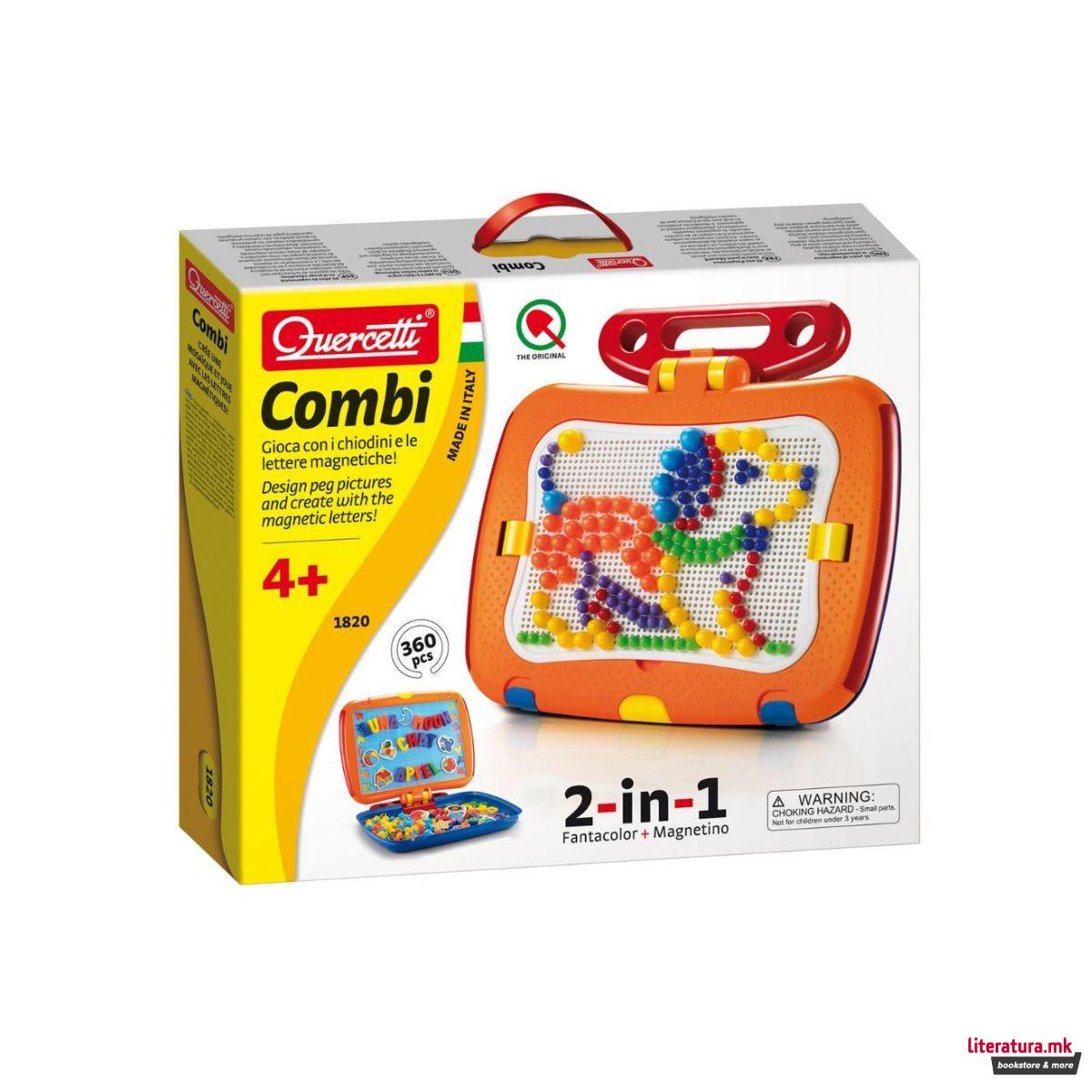 Табла со пинови и магнети, Combi 2-in-1 - Fantacolor + Magnetino