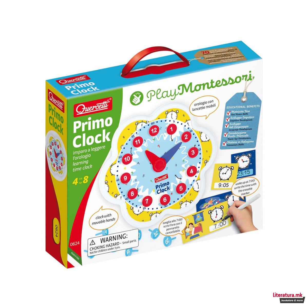 Едукативен сет, Play Montessori - Primo Clock 