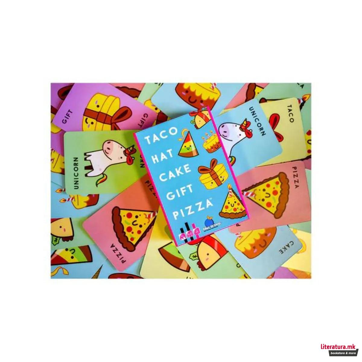 Друштвена игра, Taco Hat Cake Gift Pizza