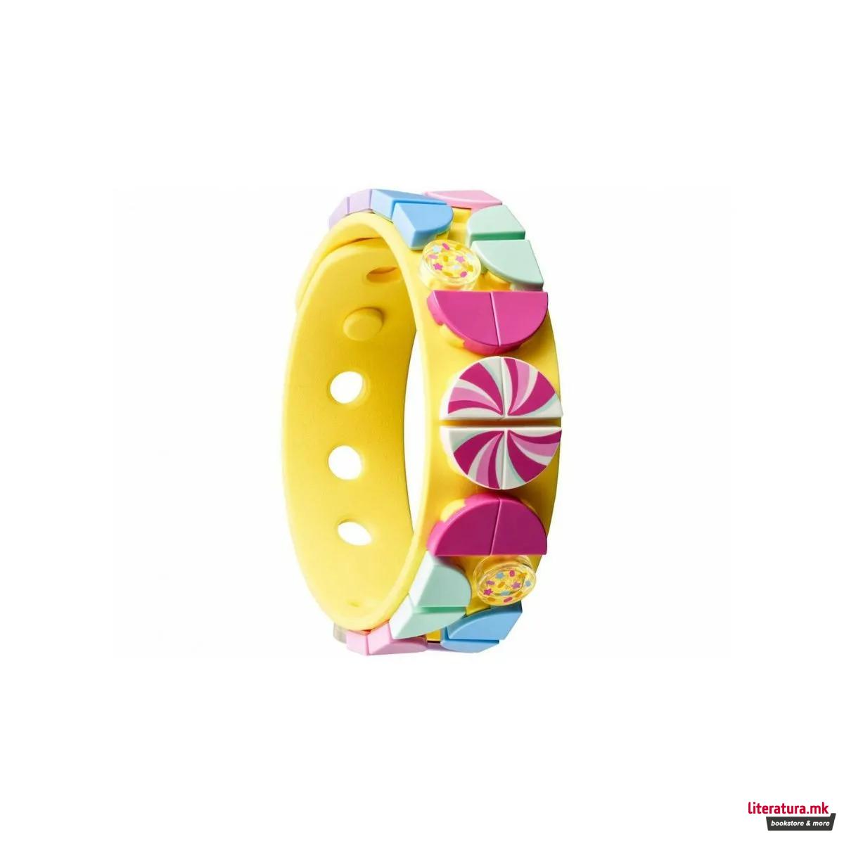 LEGO белезица и таг за багаж, Dots, Candy Kitty