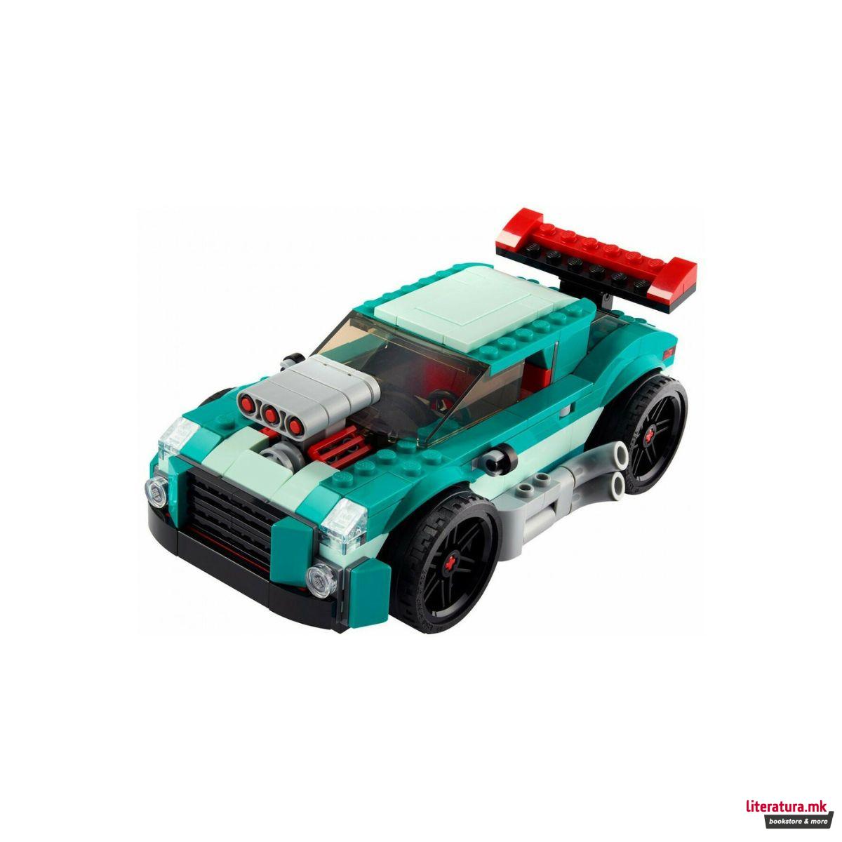 LEGO коцки, Creator 3 in 1, Street Racer