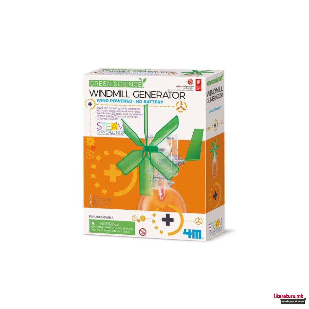 STEM сет, Green Science, Windmill Generator