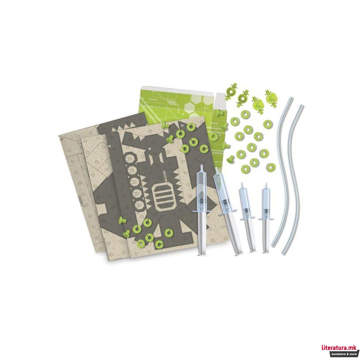 STEM сет, Green Science, Techcraft - Pneumatic Robot Arm