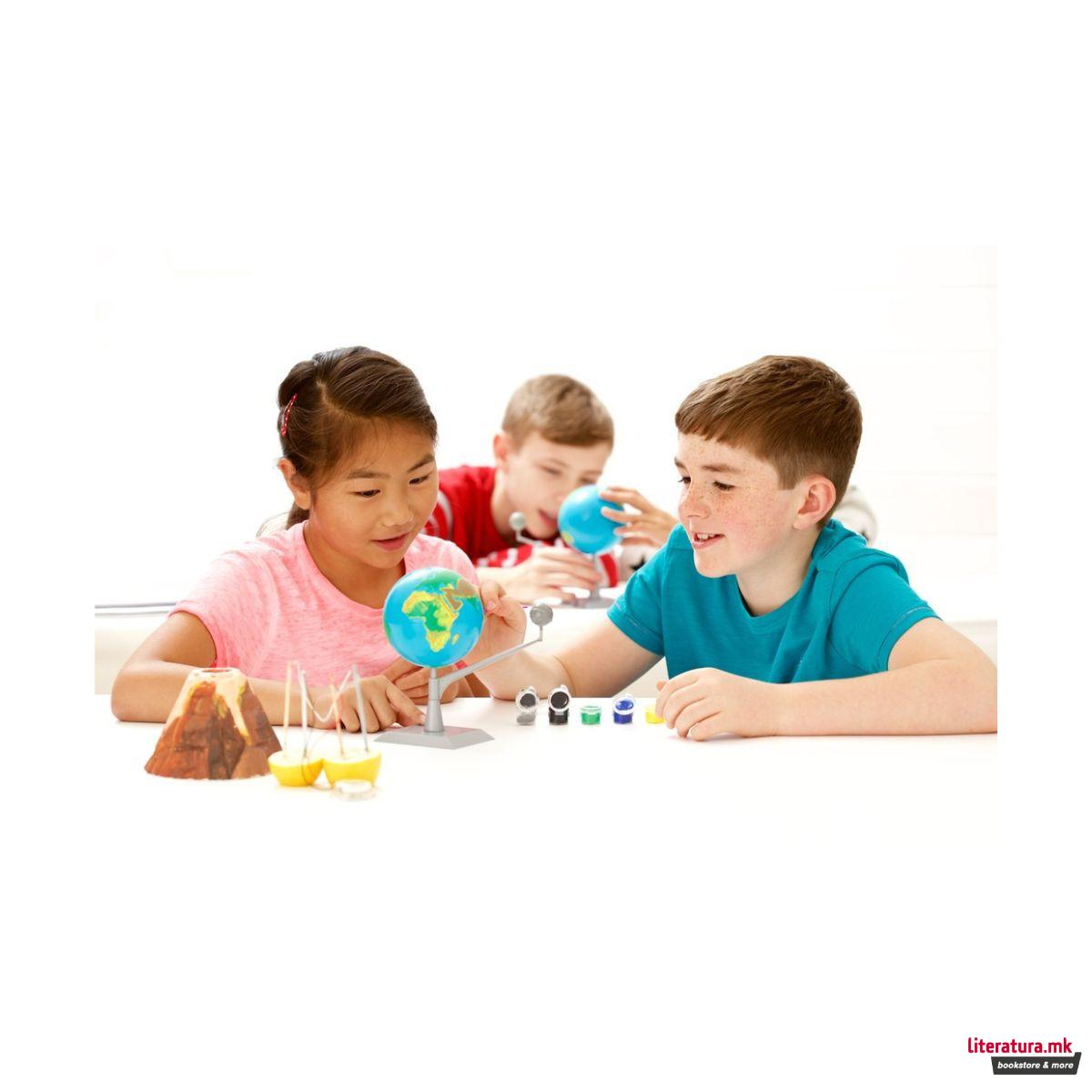 STEM сет, Kidz Labs, Earth-Moon Model Making Kit