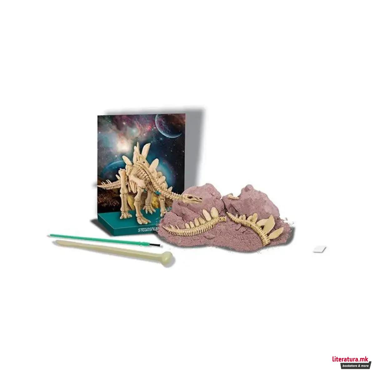 STEM сет, Kidz Labs, Dig a Dinosaur Skeleton - Stegosaurus 