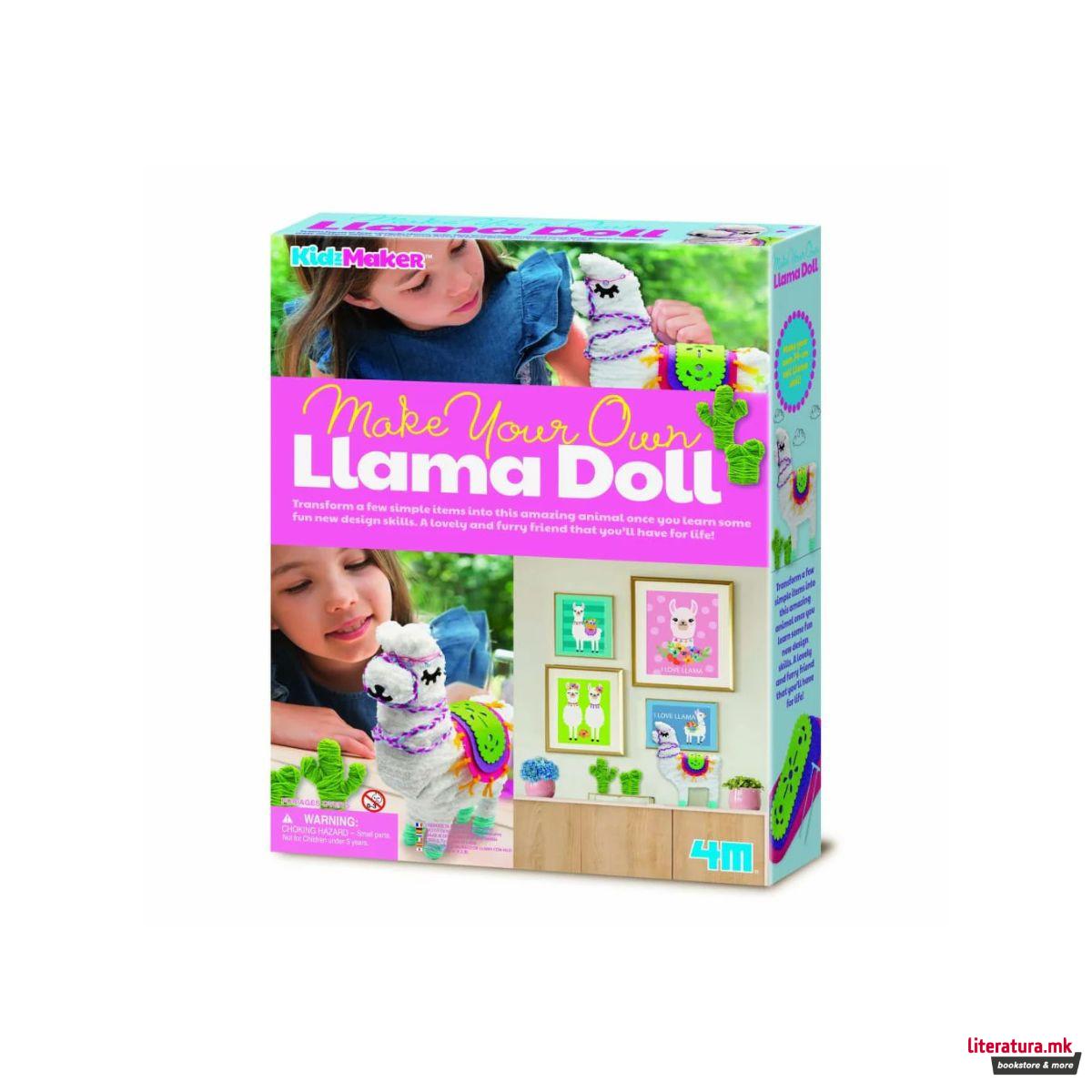 Сет за изработка, Kidz Maker, Make Your Own Llama Doll