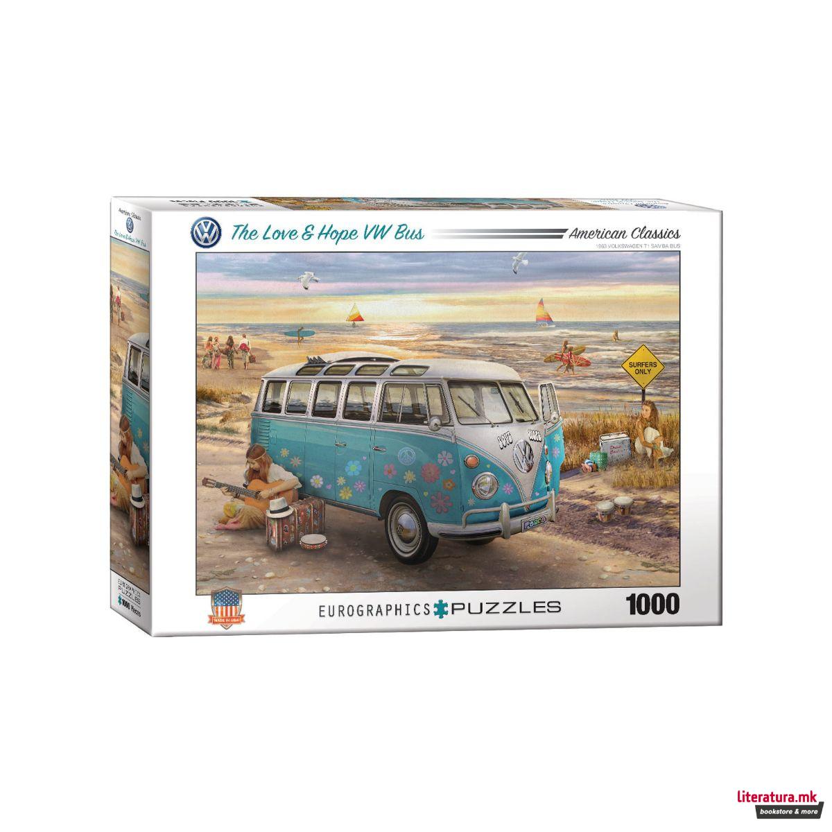 Сложувалка, The Love & Hope VW Bus, 1000 парчиња