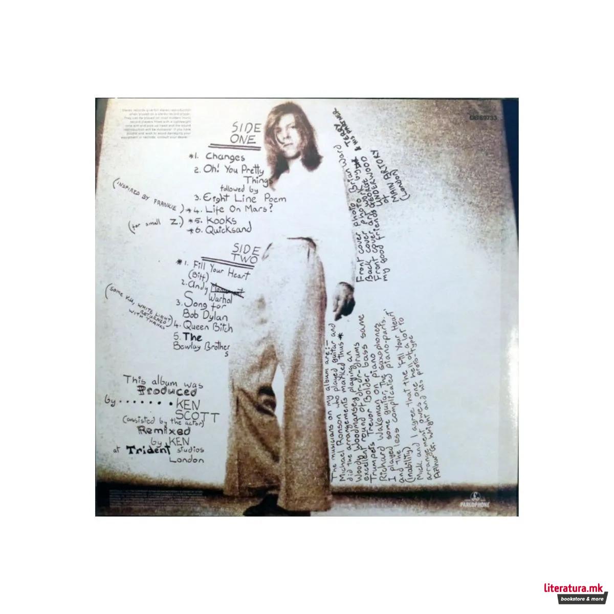 Винил, David Bowie - Hunky Dory-Remastered (1971)