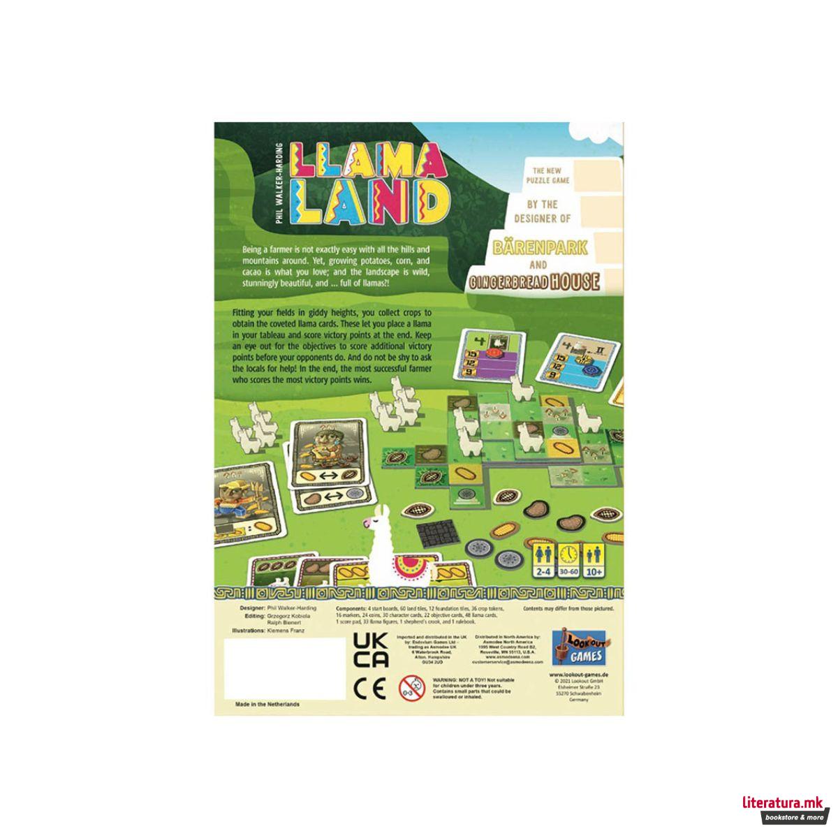 Друштвена игра, Llamaland