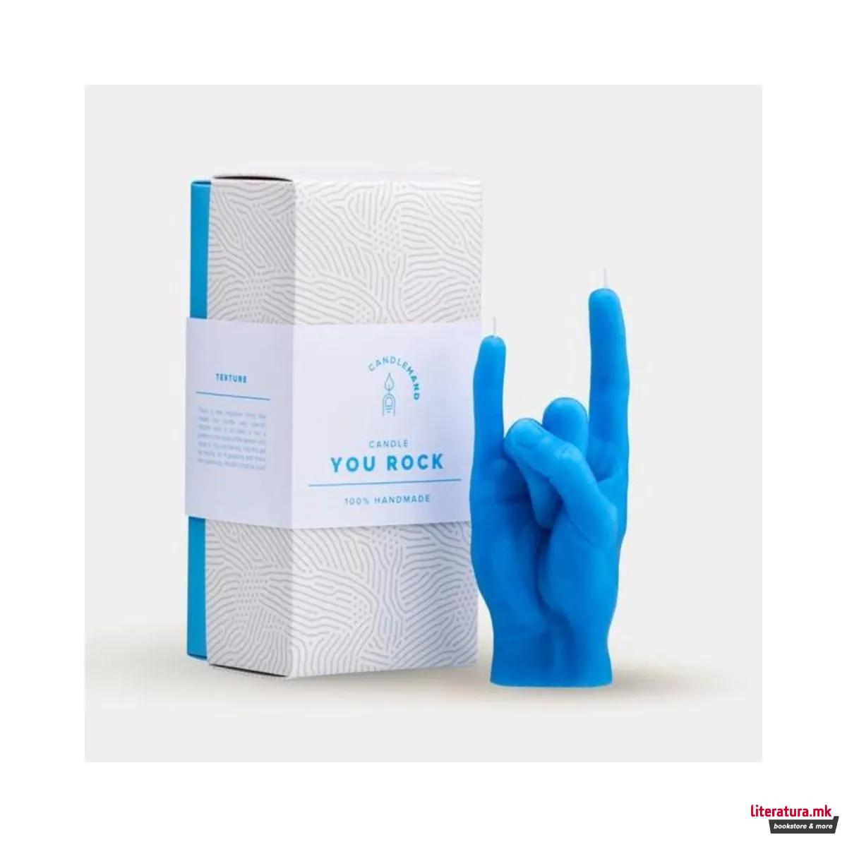 Свеќа, Hand Gesture Candles, You Rock, сина