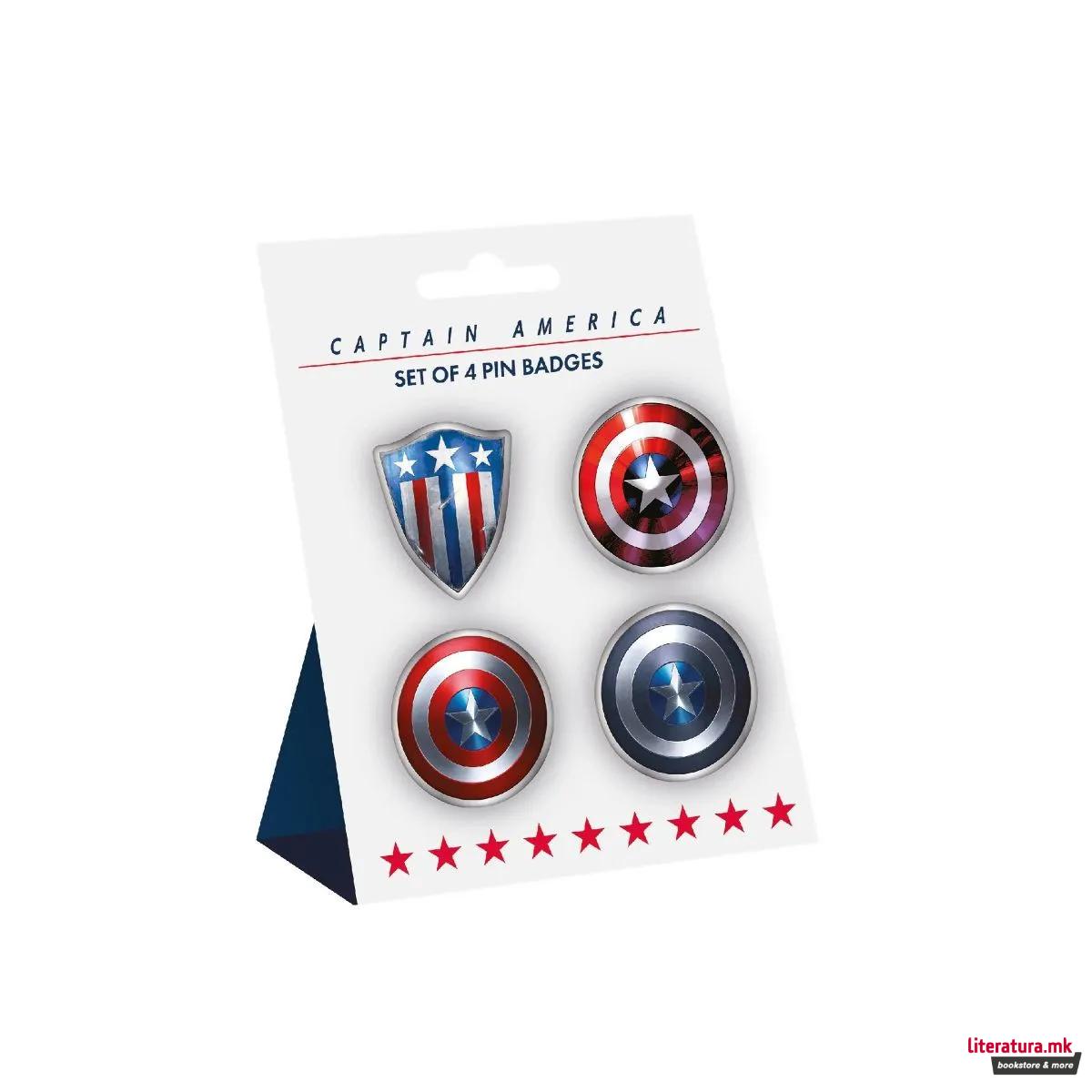 Сет беџови, Marvel, Captain America
