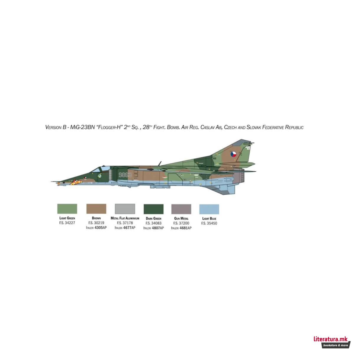 Макета, Aircraft, MiG-27/MiG-23BN Flogger, 1:48