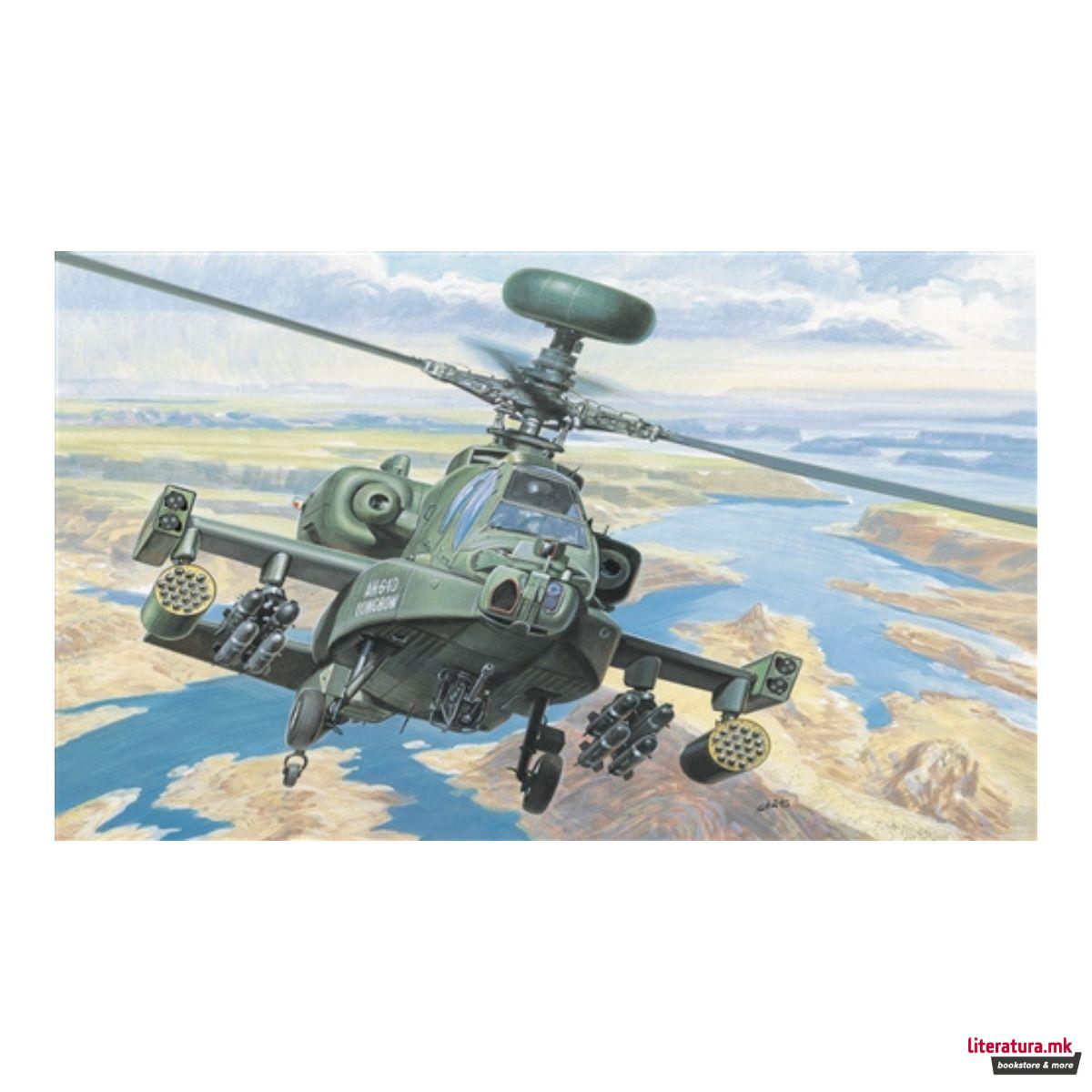 Макета, Helicopters, AH - 64 D Apache Longbow, 1:72