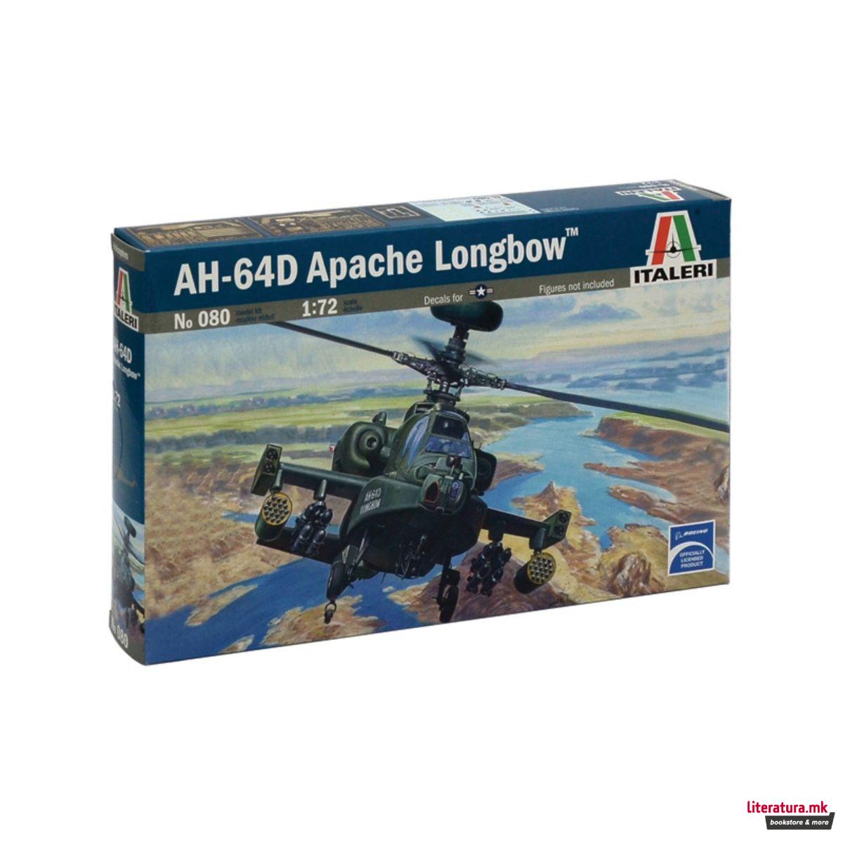 Макета, Helicopters, AH - 64 D Apache Longbow, 1:72