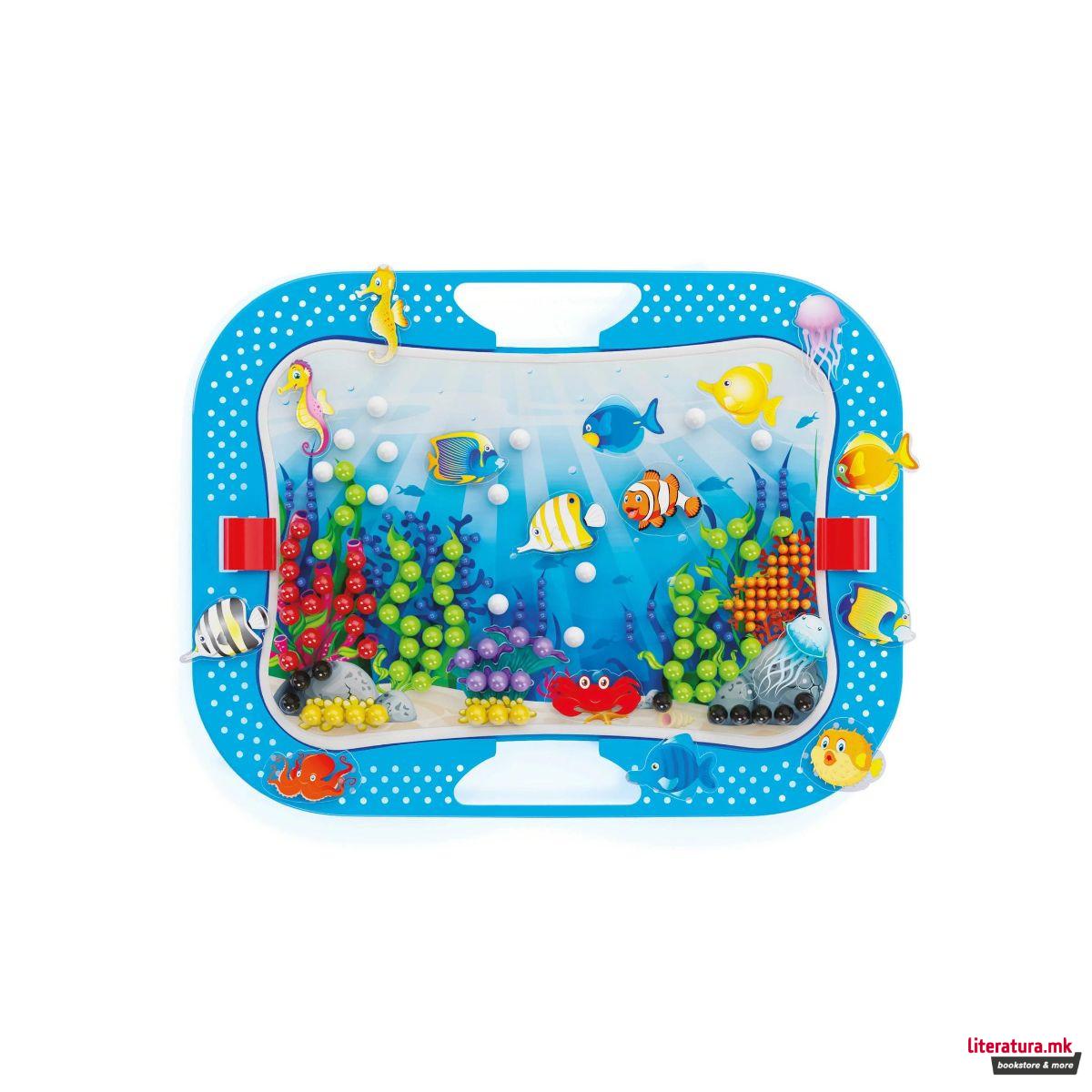 Табла со пинови, Ocean Fun, Fish & Pegs, 316 пинови