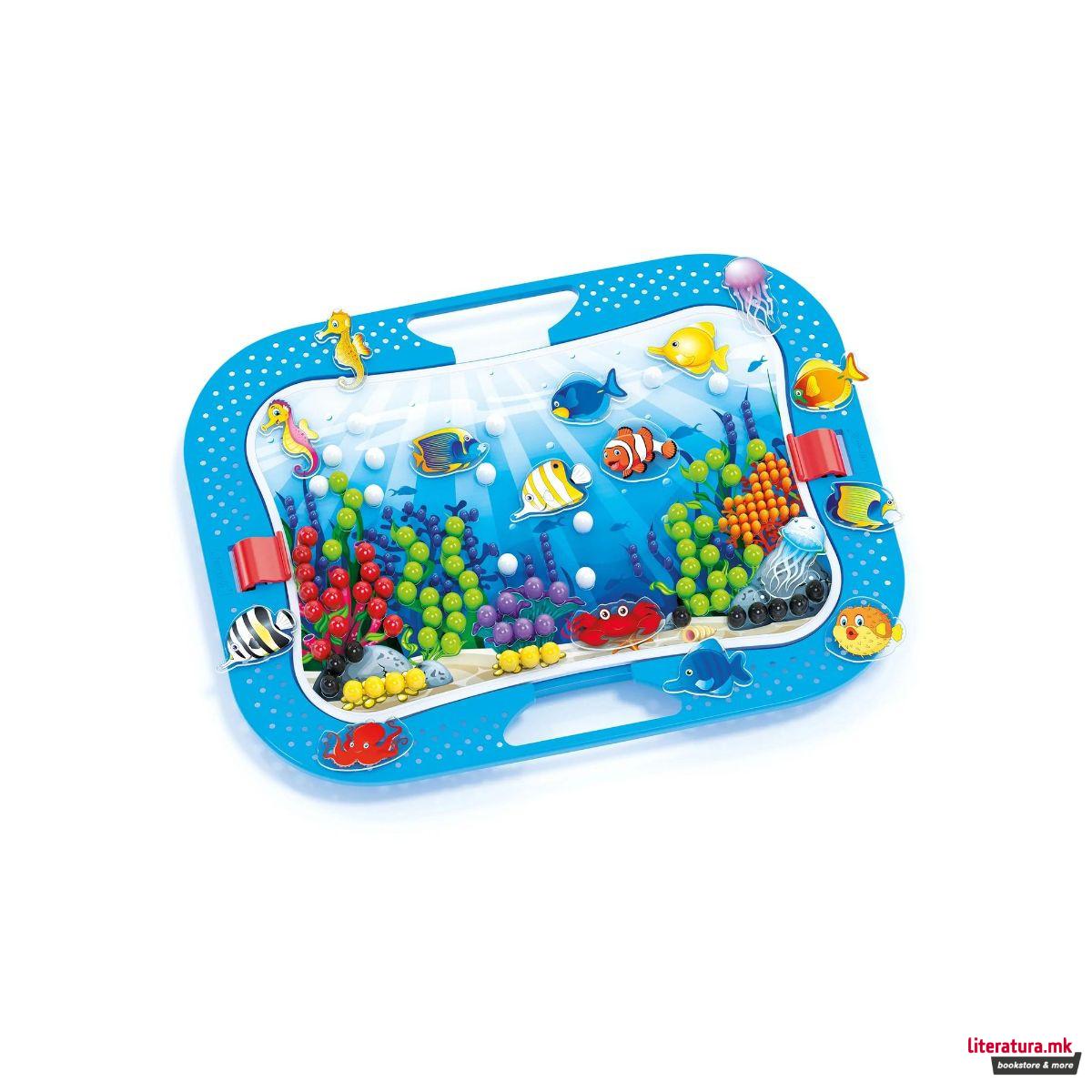 Табла со пинови, Ocean Fun, Fish & Pegs, 316 пинови