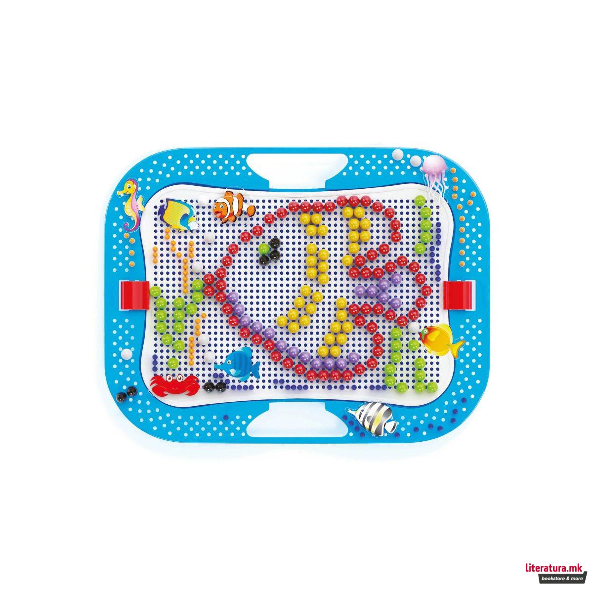 Табла со пинови, Ocean Fun, Fish & Pegs, 316 пинови