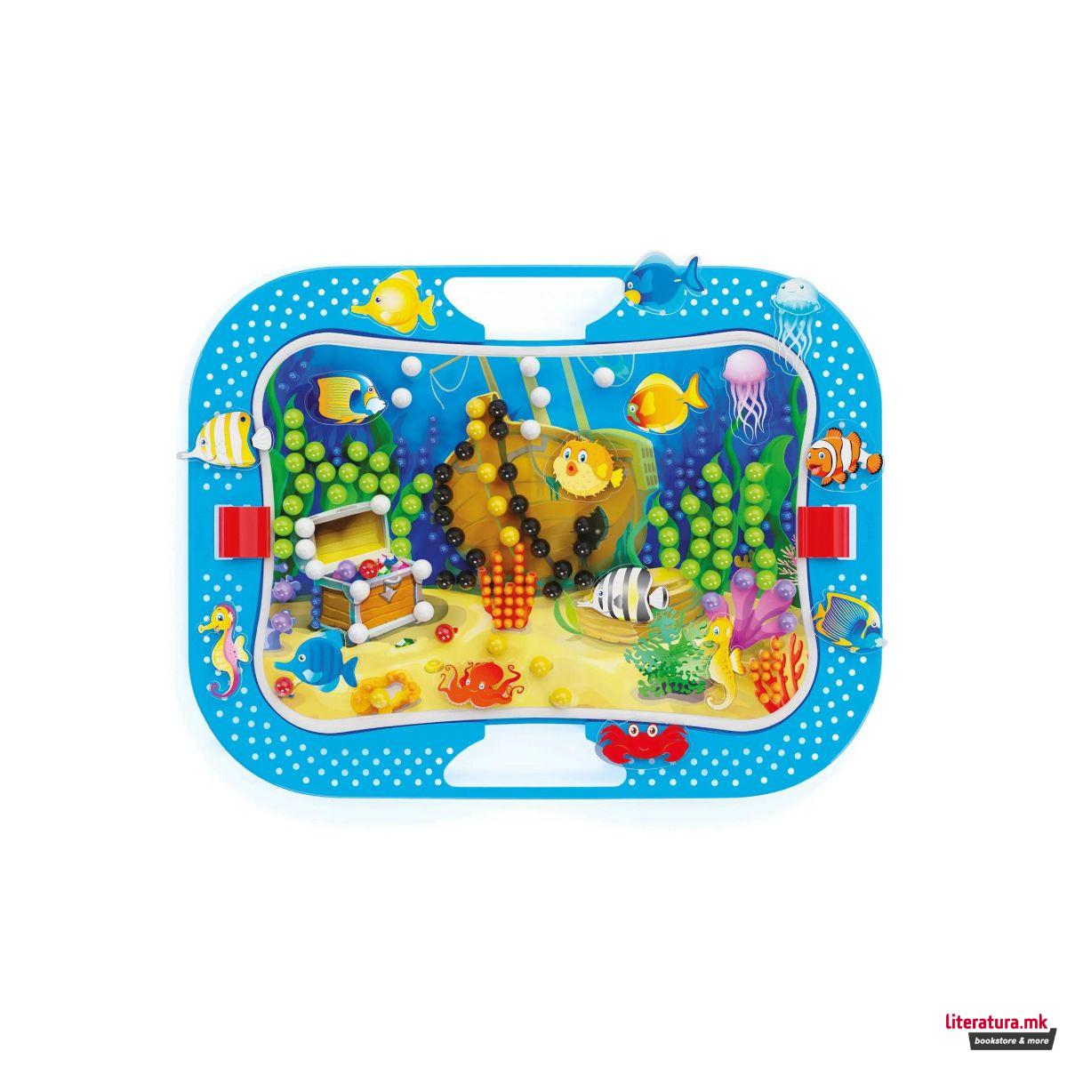 Табла со пинови, Ocean Fun, Fish & Pegs, 316 пинови