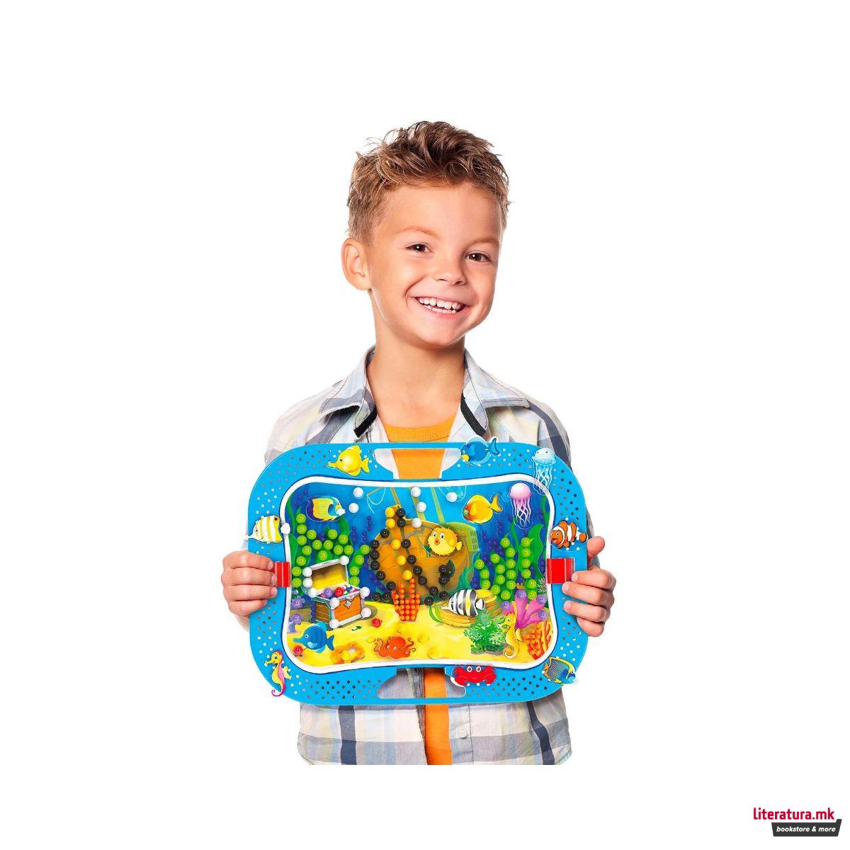 Табла со пинови, Ocean Fun, Fish & Pegs, 316 пинови