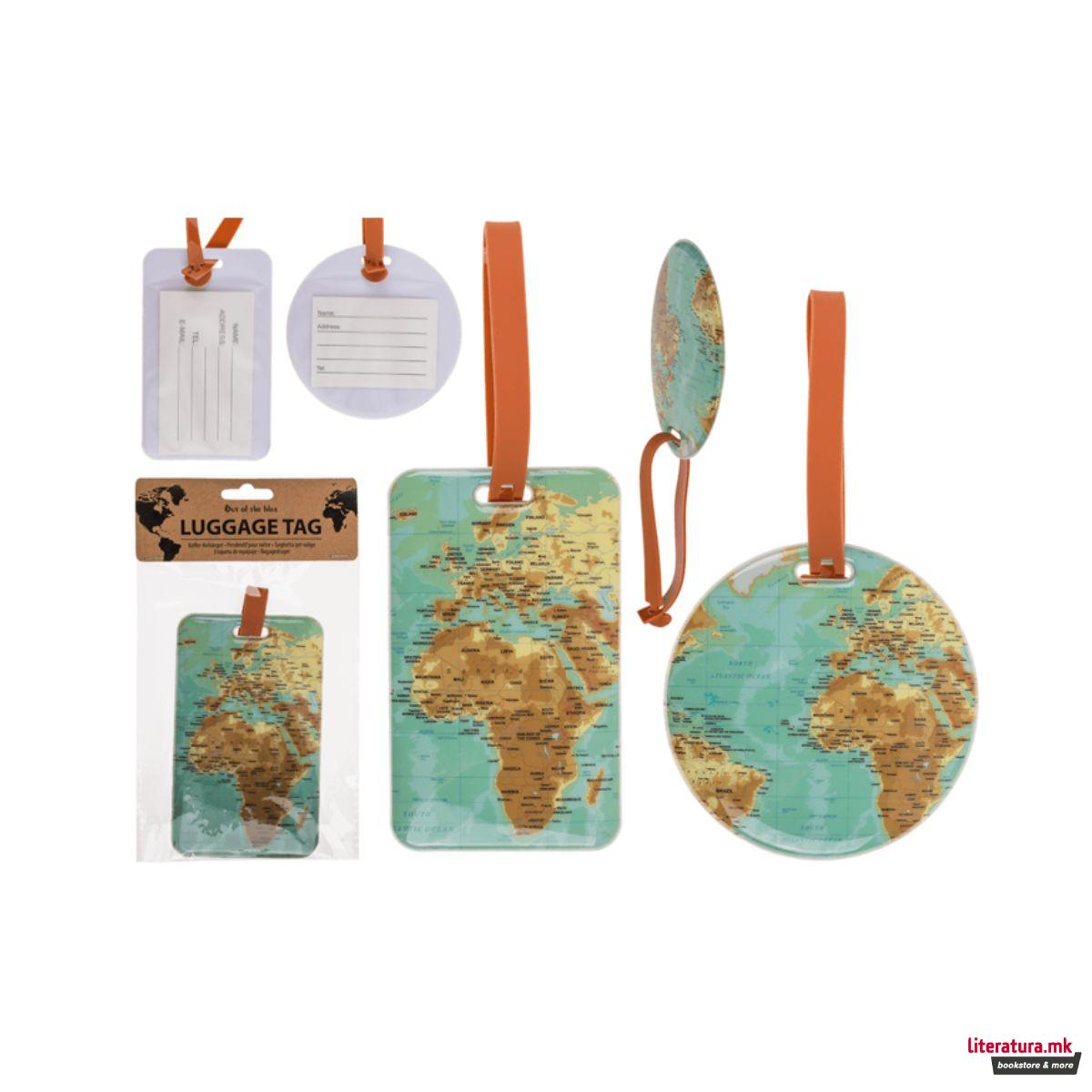 Таг за багаж - World Map