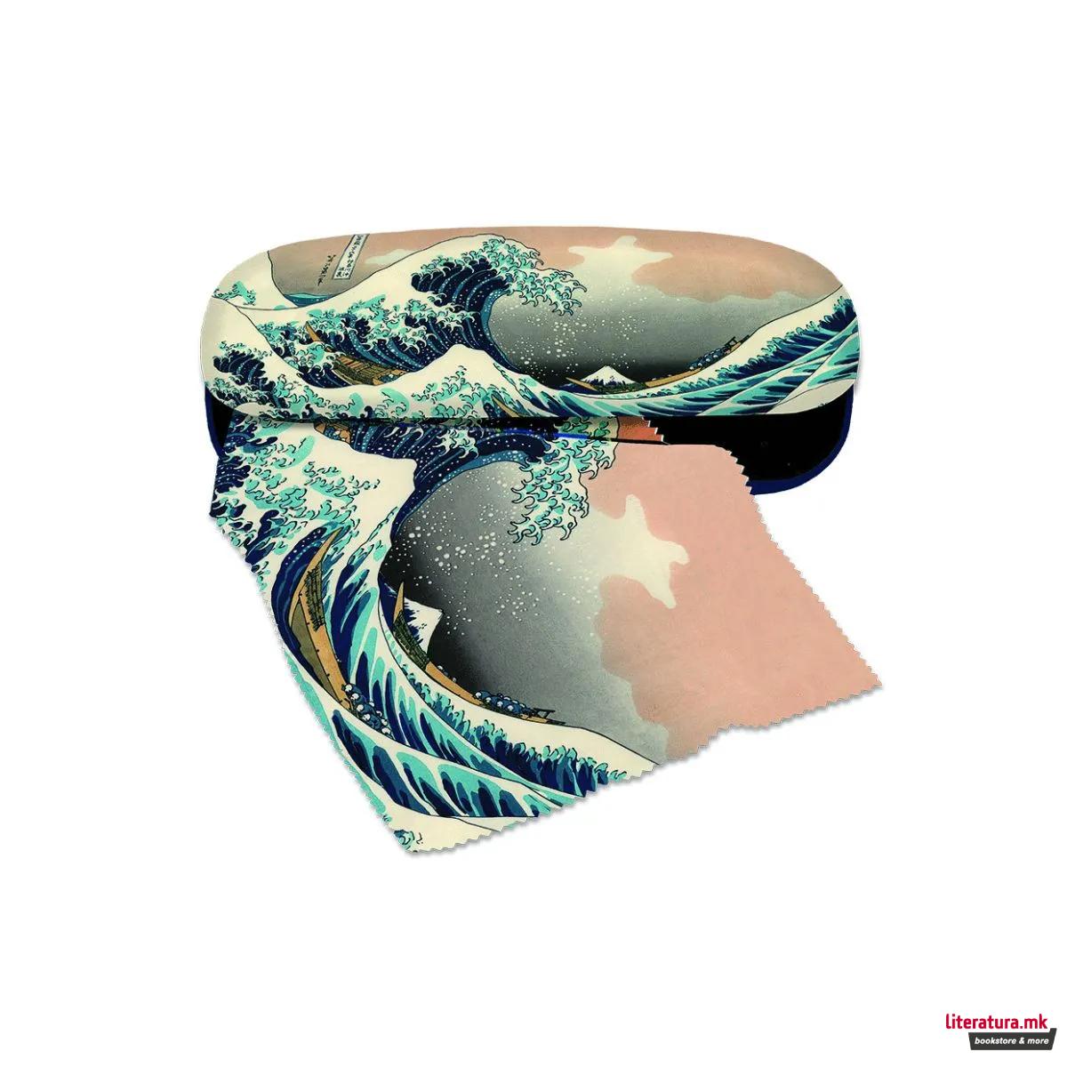 Кутија за очила со марамче, Hokusai - The Great Wave