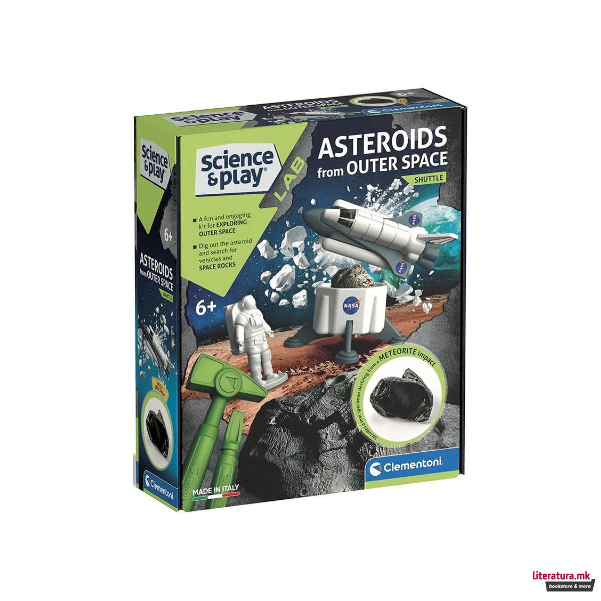 Сет за ископување, Science & Play Lab, Asteroids From Outer Space - Shuttle