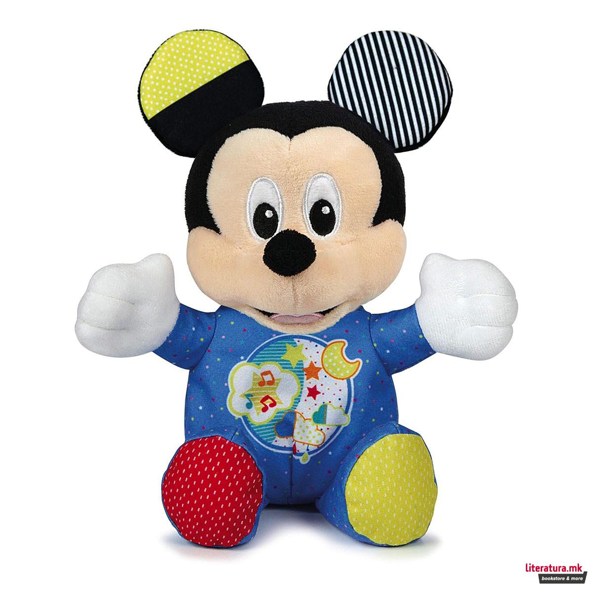 Светлечка плишана играчка, Clementoni Baby, Disney - Mickey Mouse