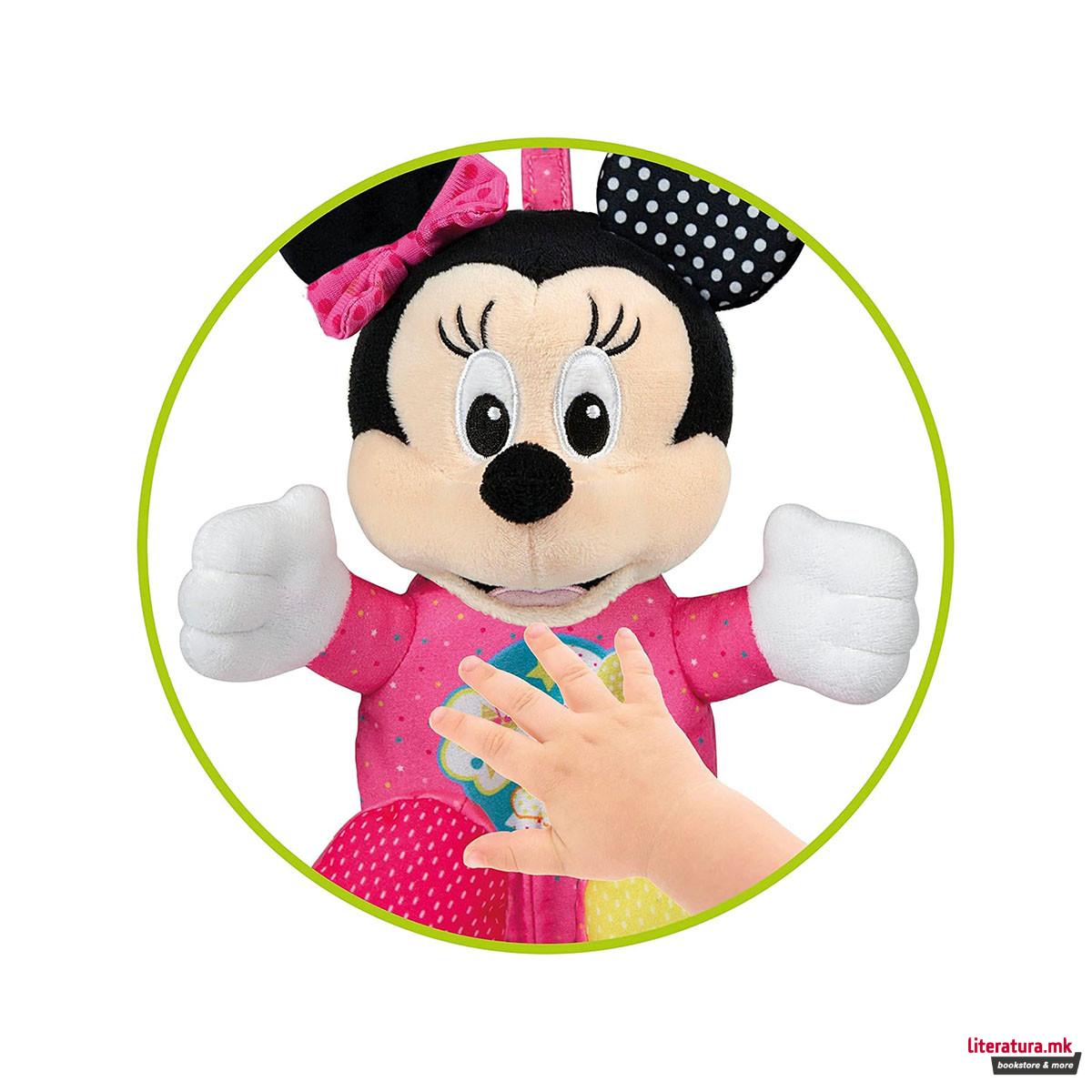 Светлечка плишана играчка, Clementoni Baby, Disney - Minnie Mouse 