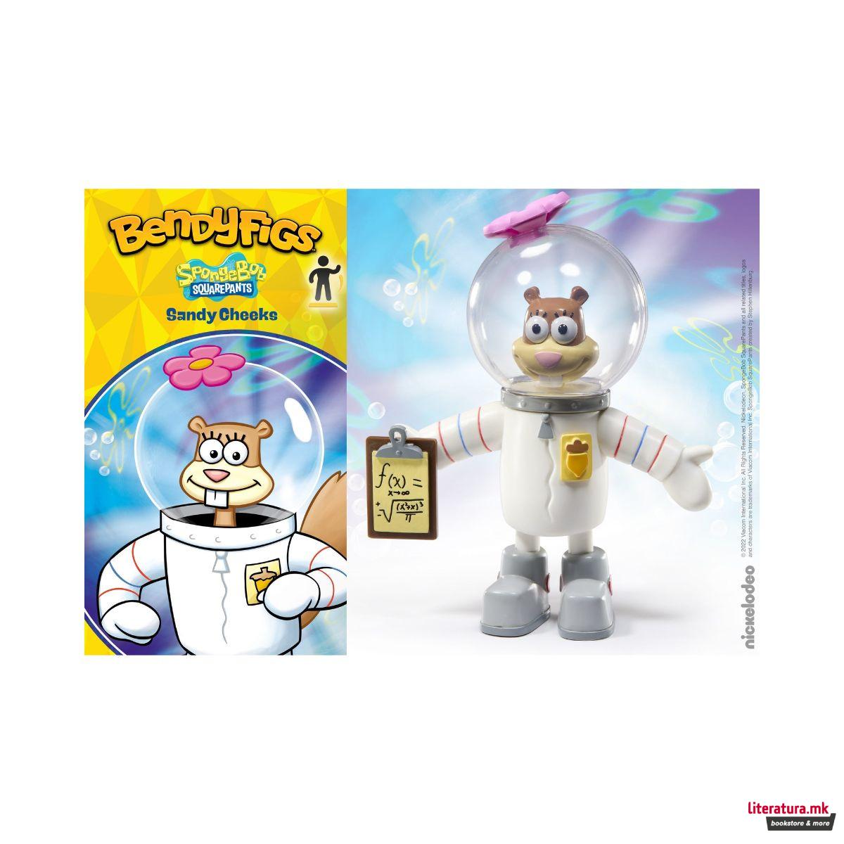 Фигура, Bendyfigs™, Spongebob Squarepants - Sandy Cheeks