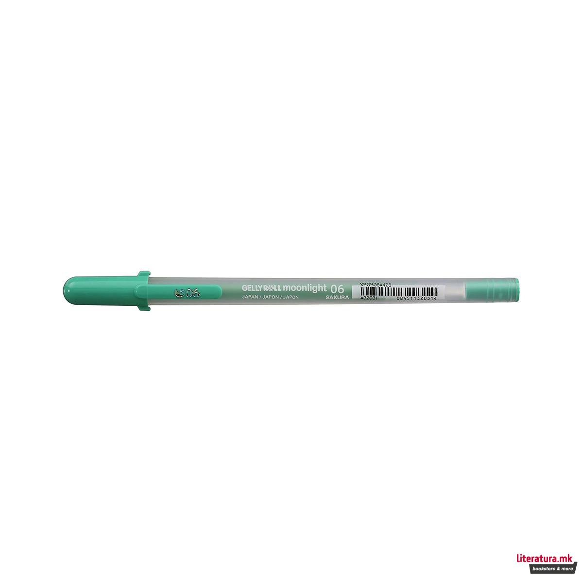 Гел-ролер, Sakura, Gelly Roll - Moonlight 06, Leaf Green