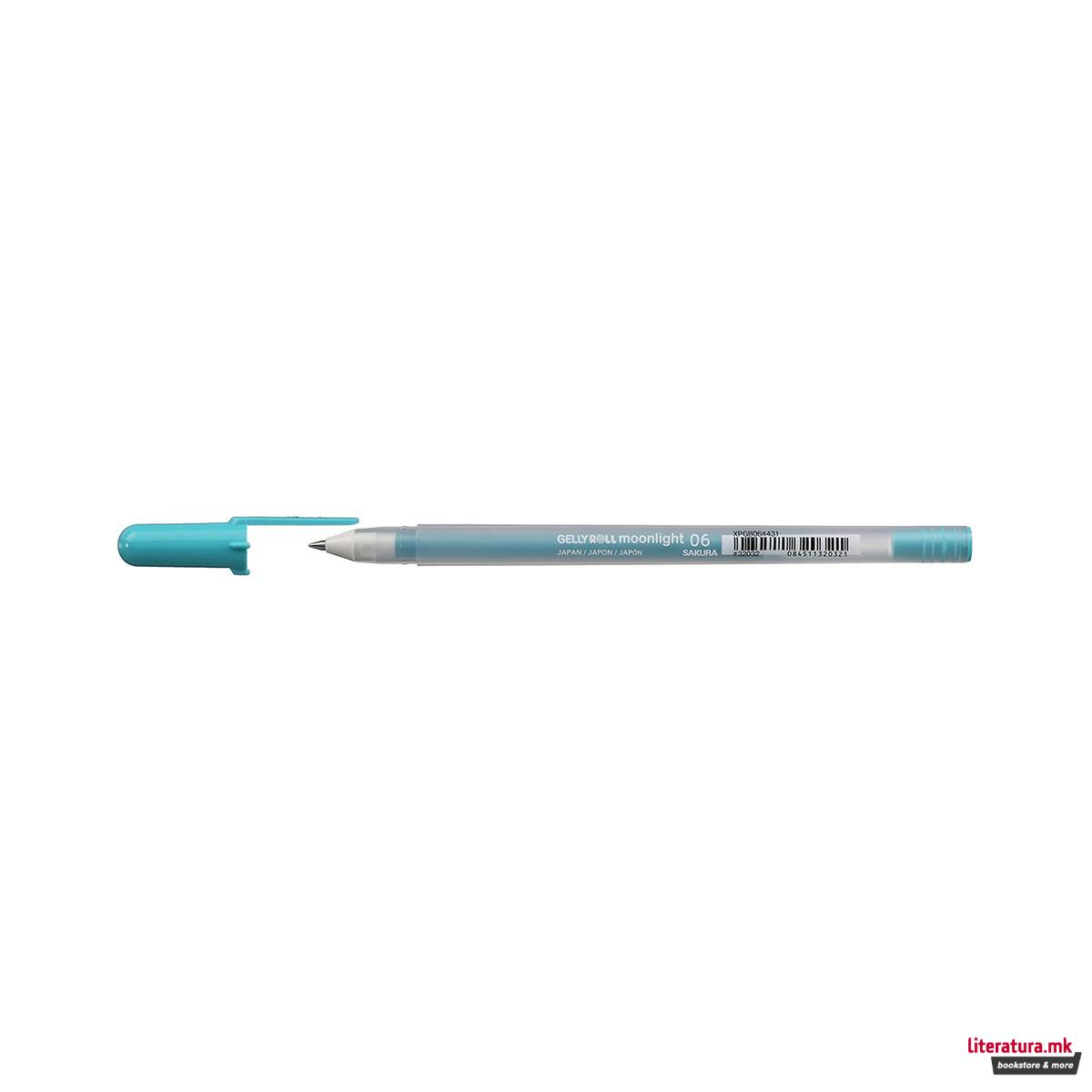 Гел-ролер, Sakura, Gelly Roll - Moonlight 06, Blue Green